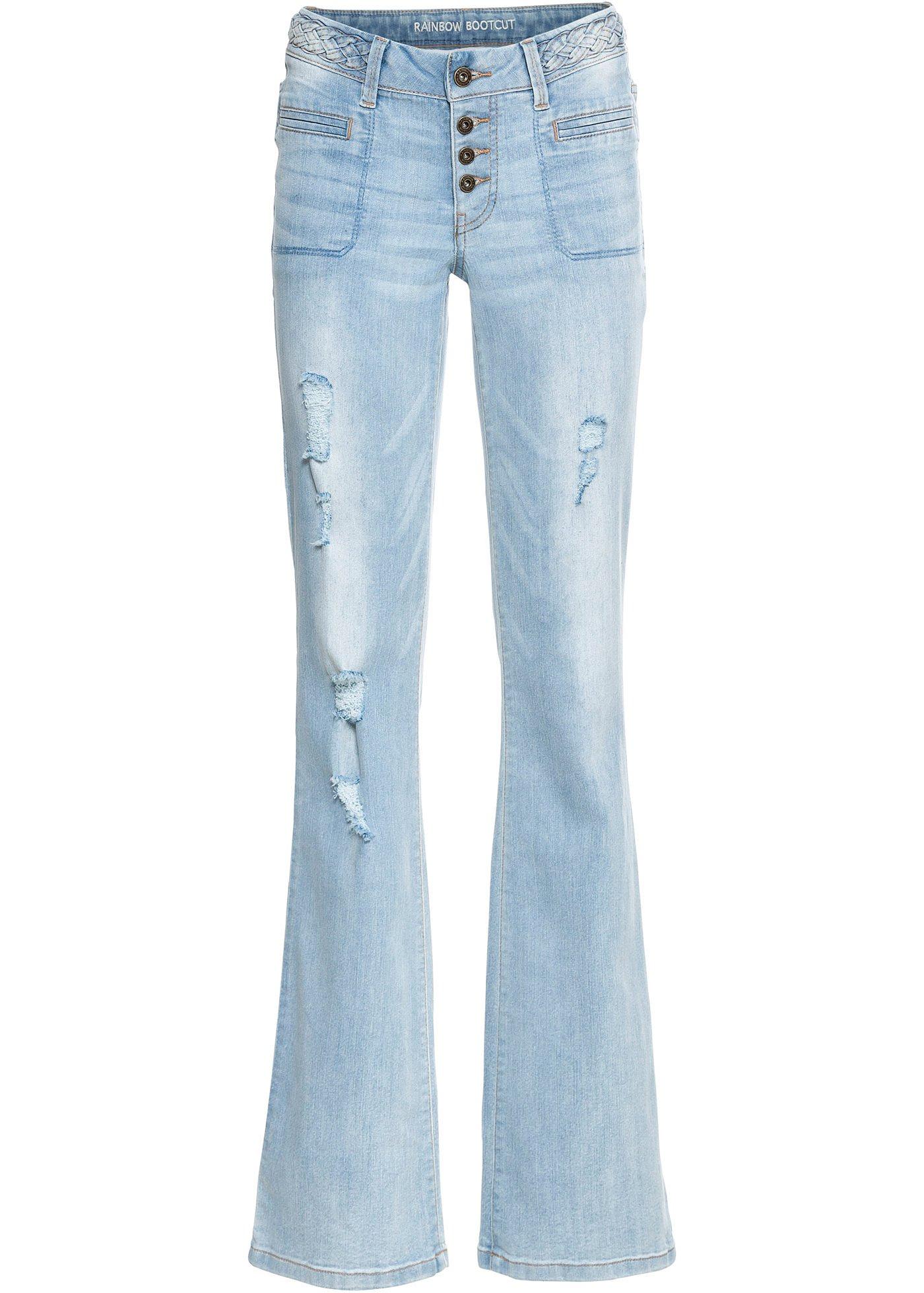 Jean Bootcut avec tresse