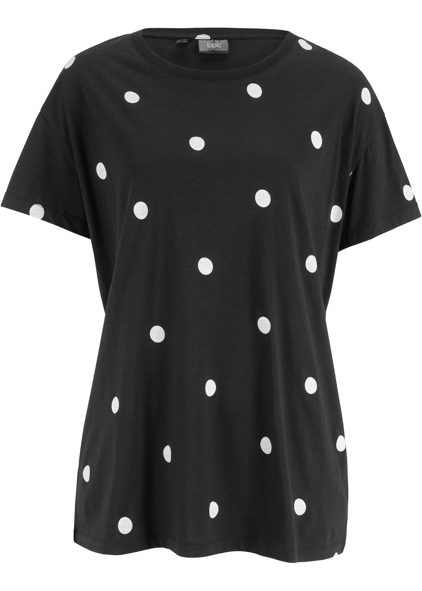 T-shirt décontracté à pois