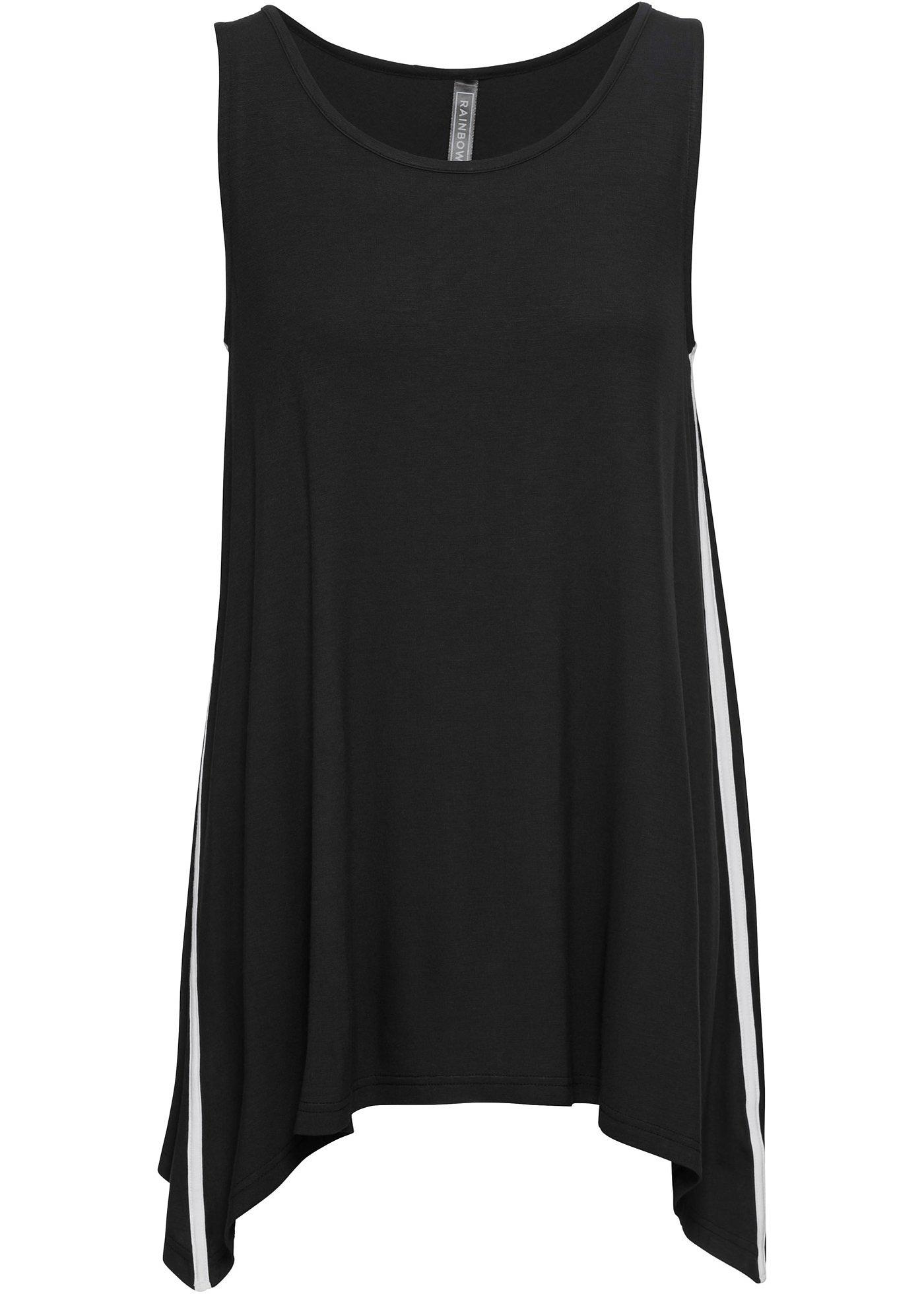 T-shirt à rayure galon contrastante