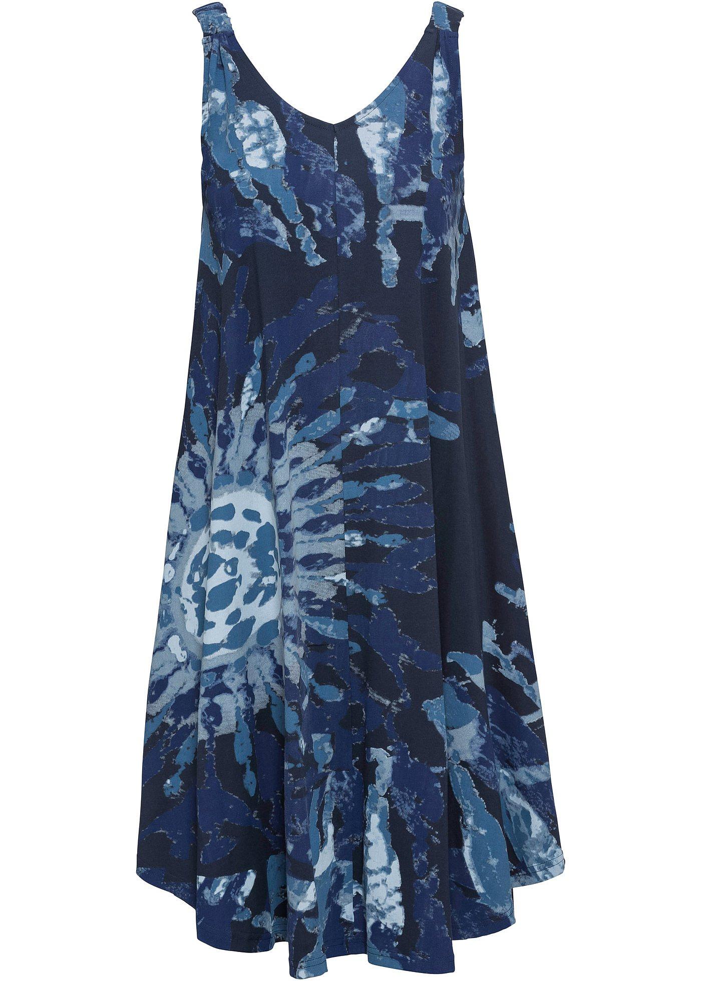 Robe en jersey à imprimé batik