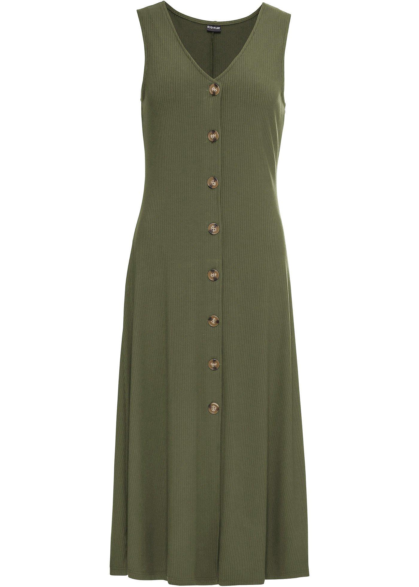 Robe estivale à boutons, taille courte