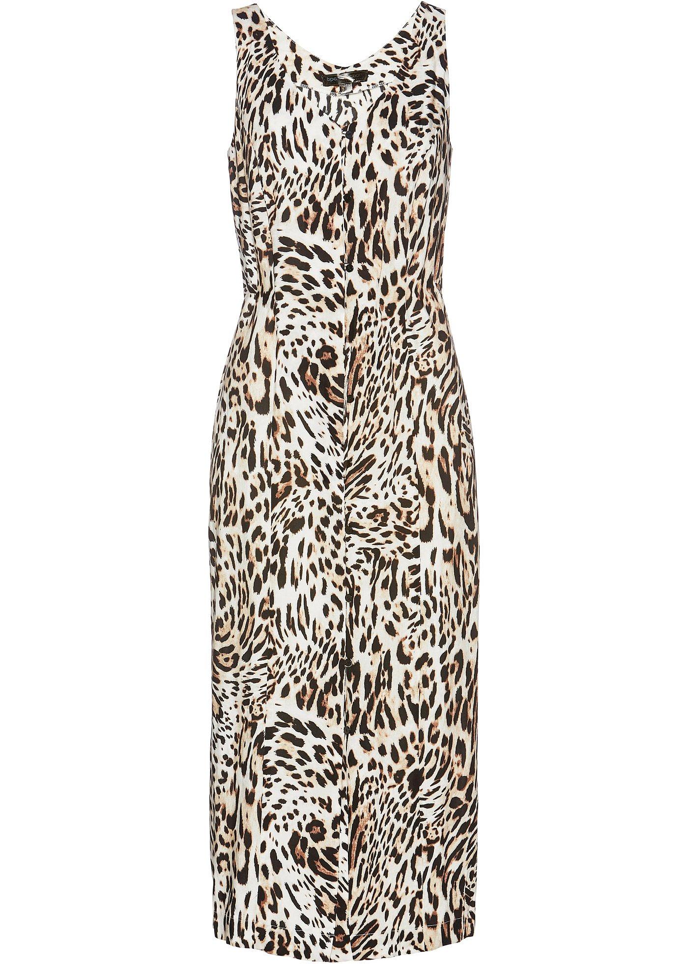 Robe midi en viscose