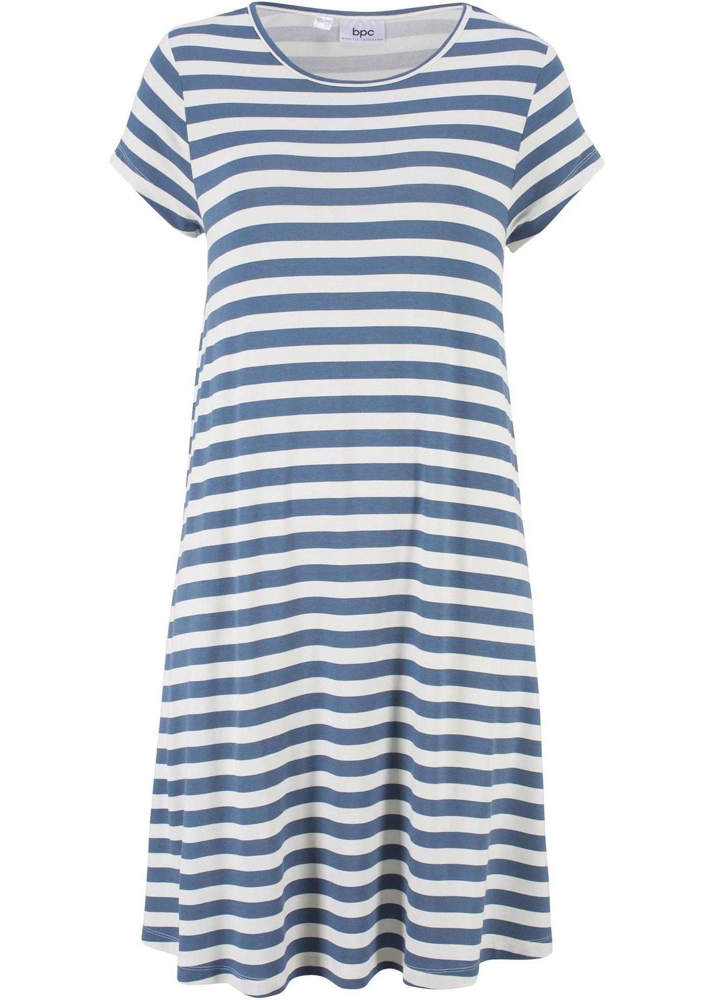 Robe en jersey à manches courtes