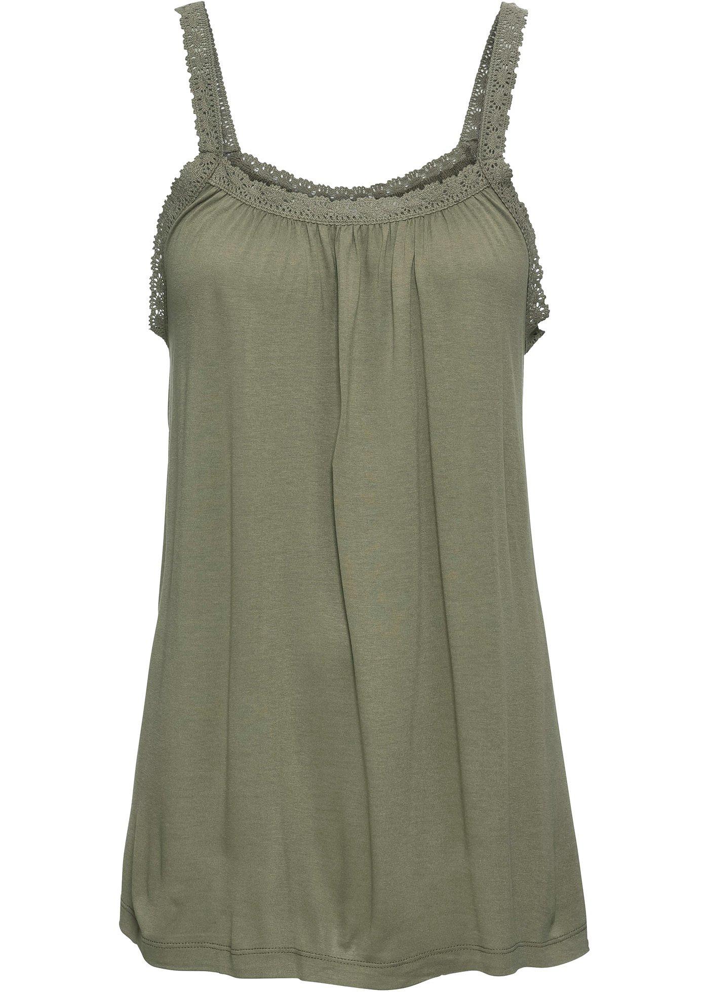 Top à galon en dentelle