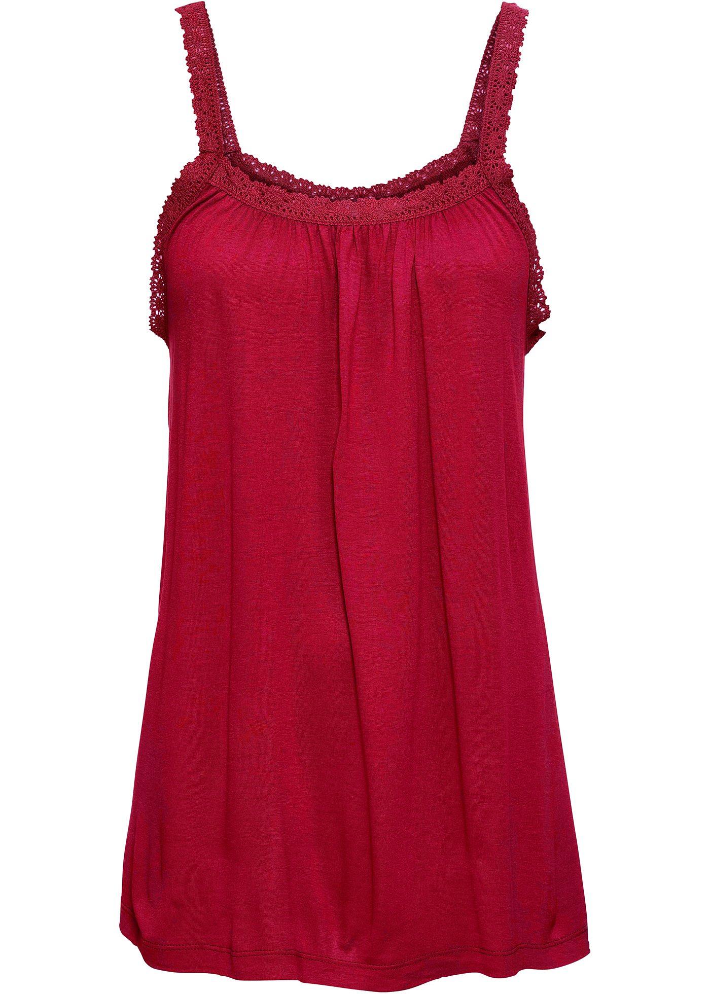 Top à galon en dentelle