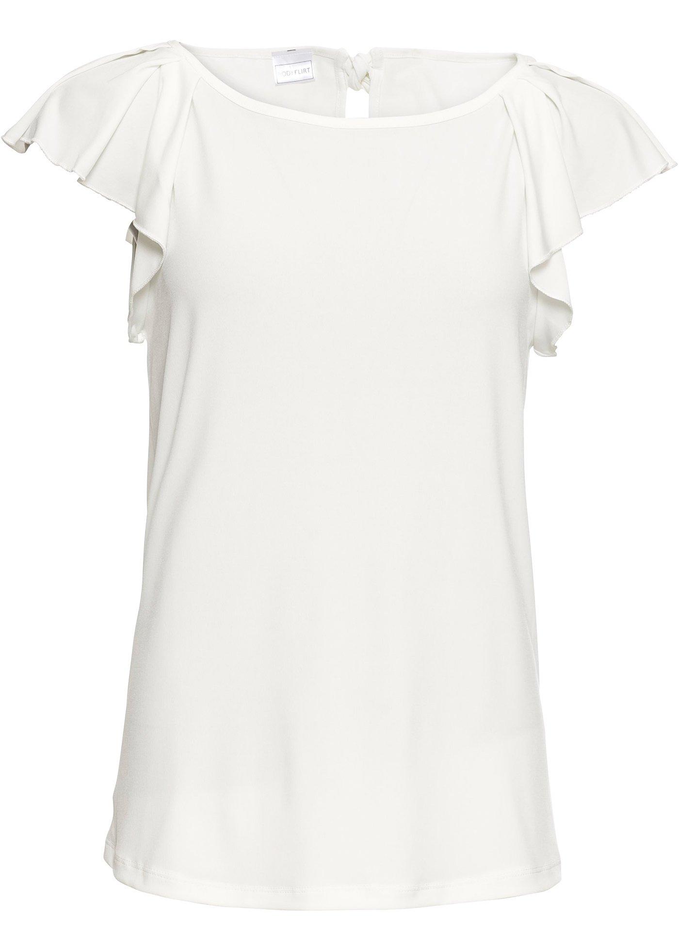 T-shirt à manches volantées