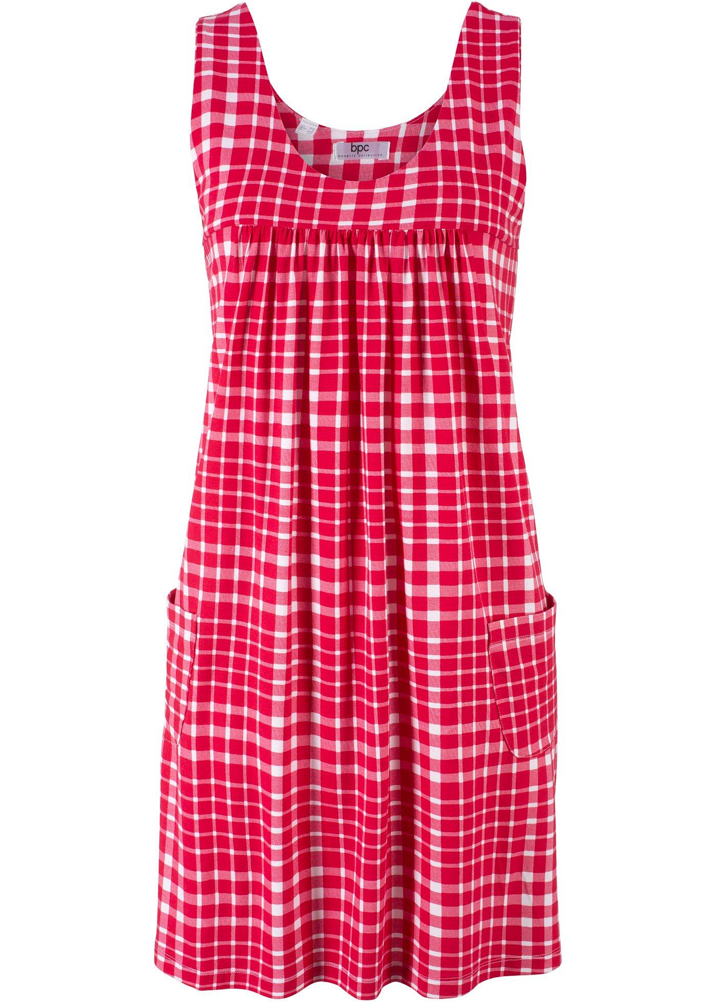 Robe en jersey à poches, imprimée