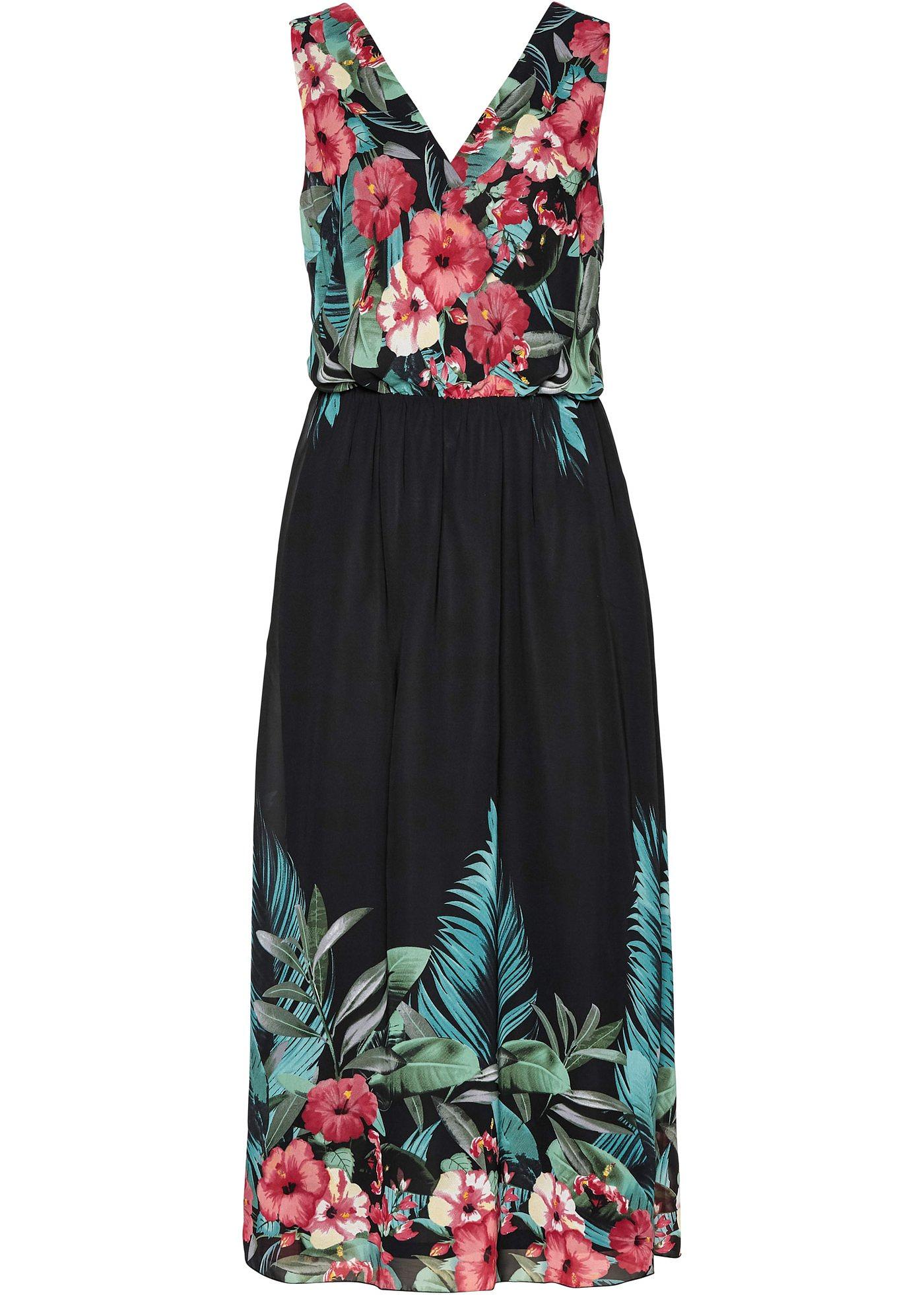 Robe longue imprimée