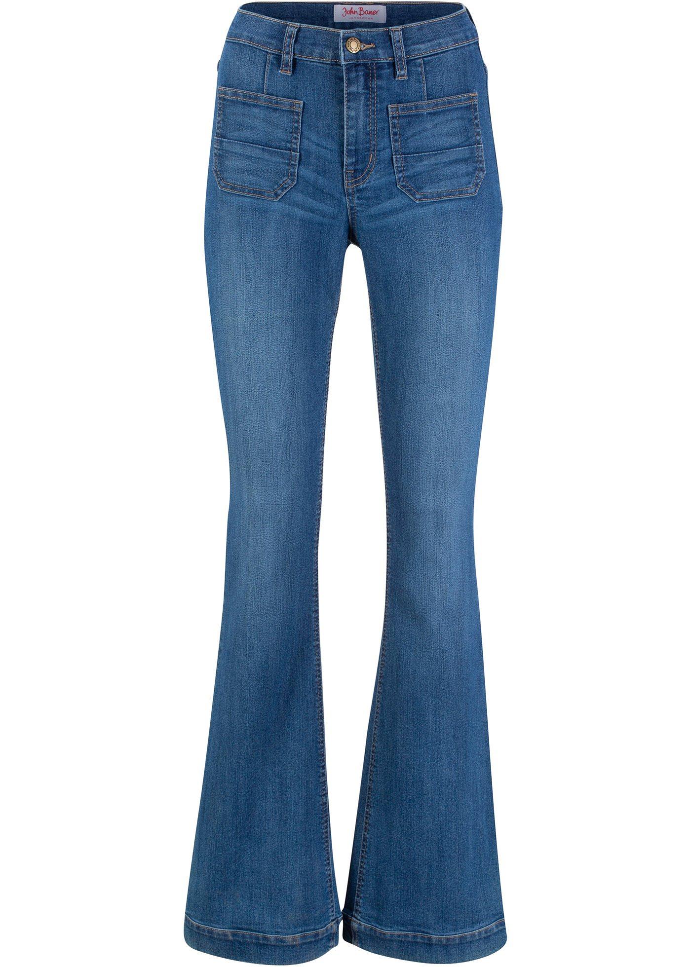 Jean confort-stretch pattes d'eph, SLIM