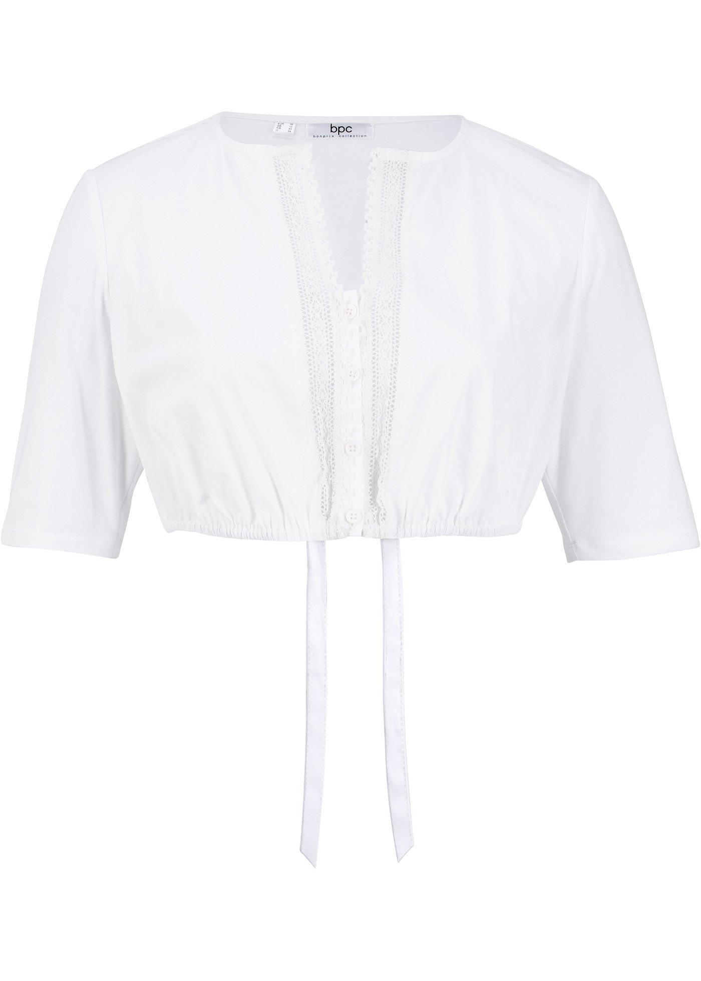 Blouse Dirndl avec décolleté en dentelle
