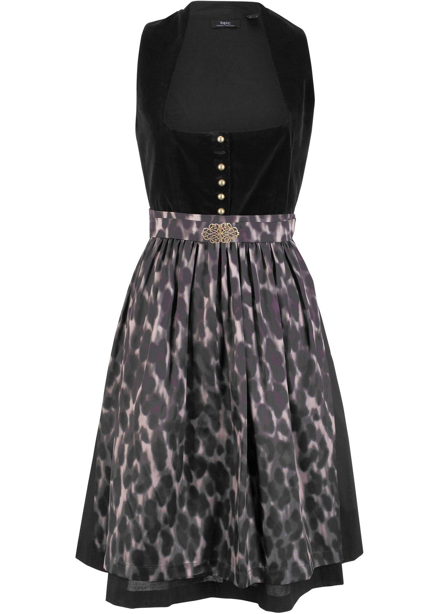 Dirndl effet verlours (Ens. 2 pces.)