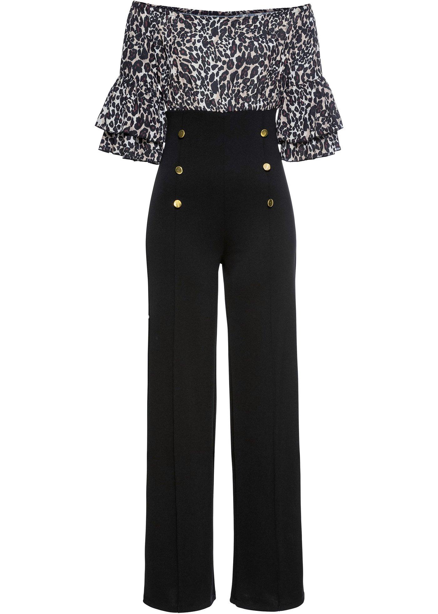 Combipantalon à boutons décoratifs