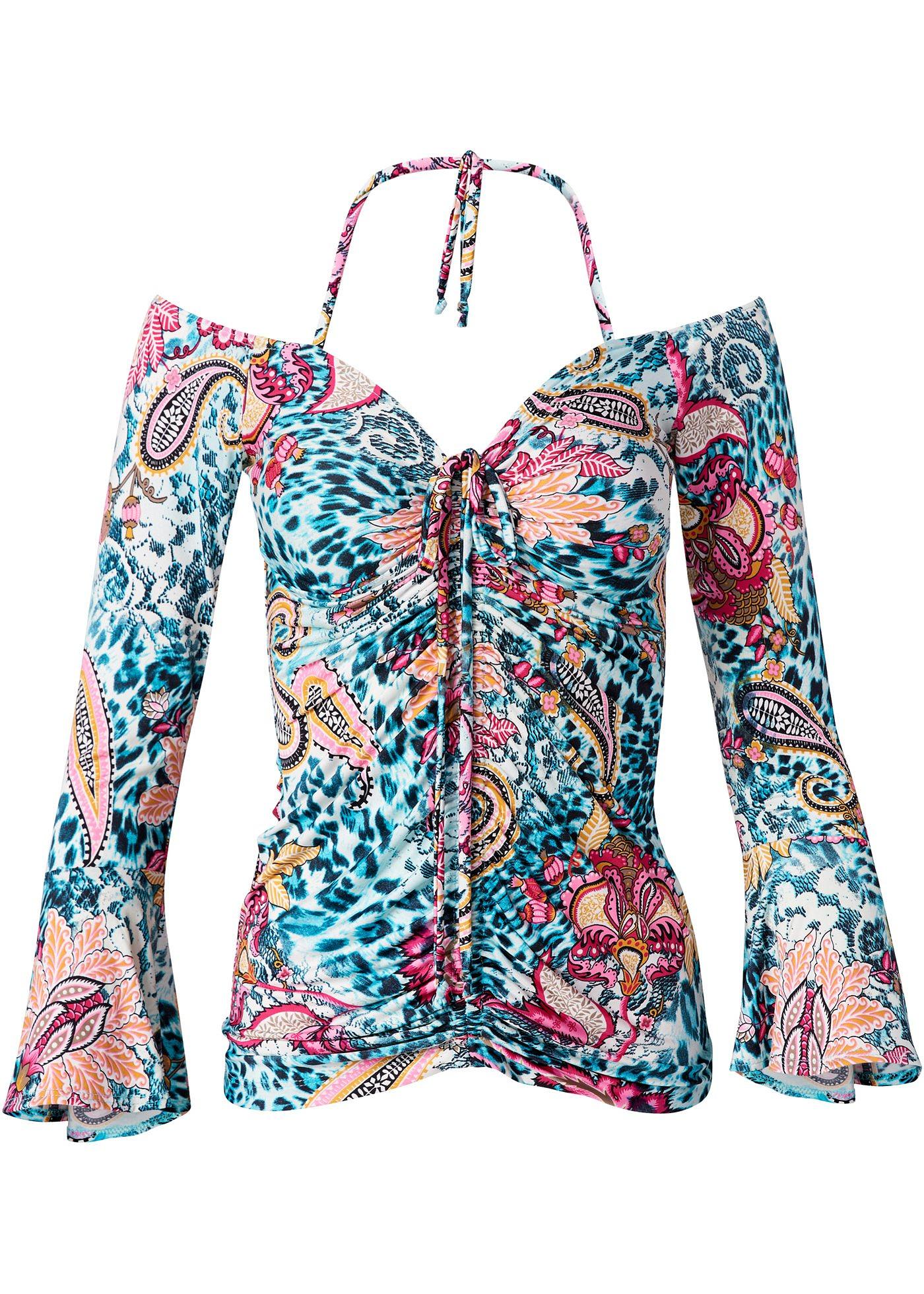 Blouse à manches trompette