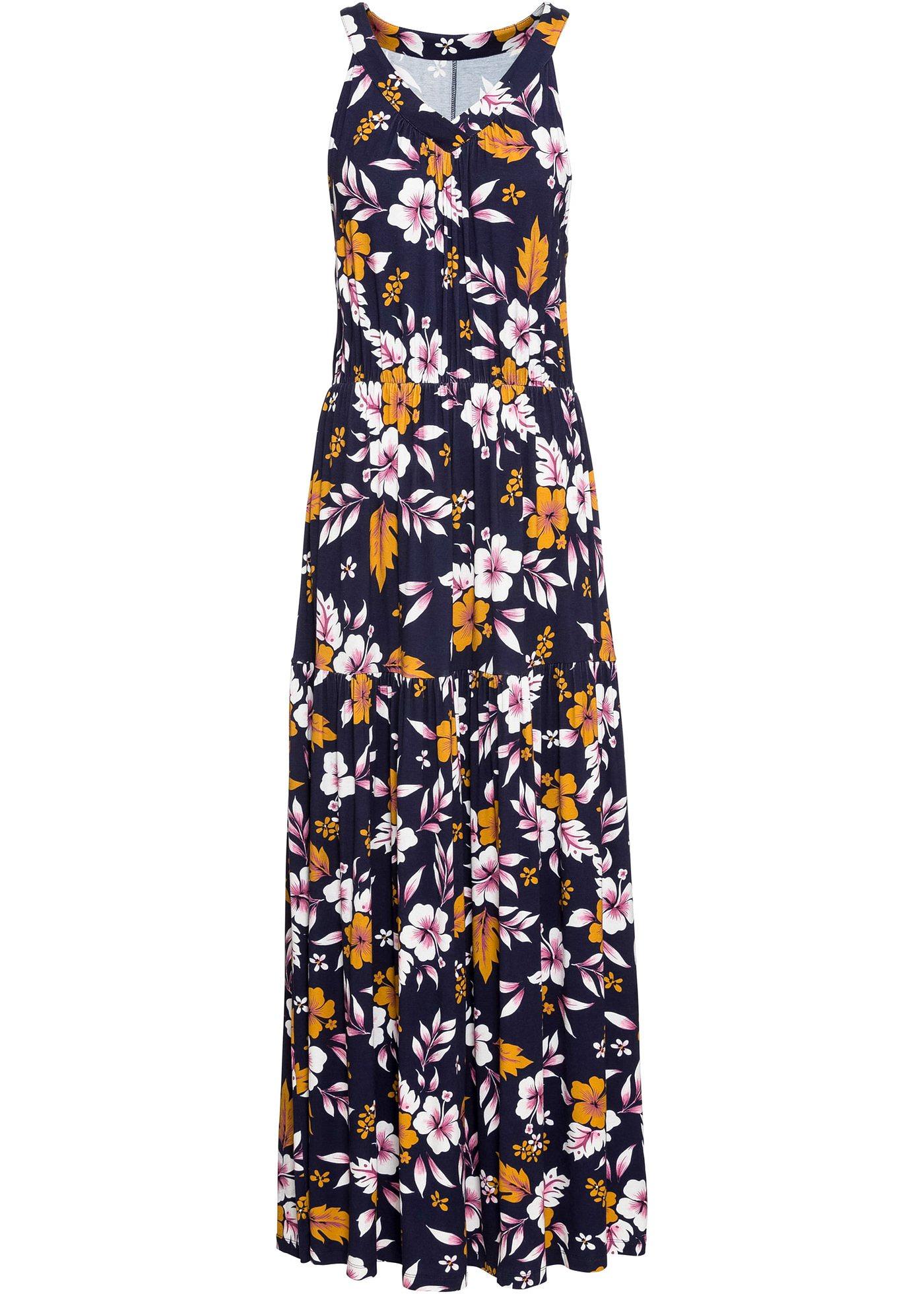 Robe longue à imprimé