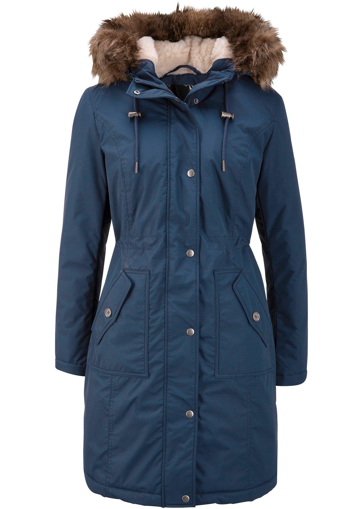 Parka longue à capuche