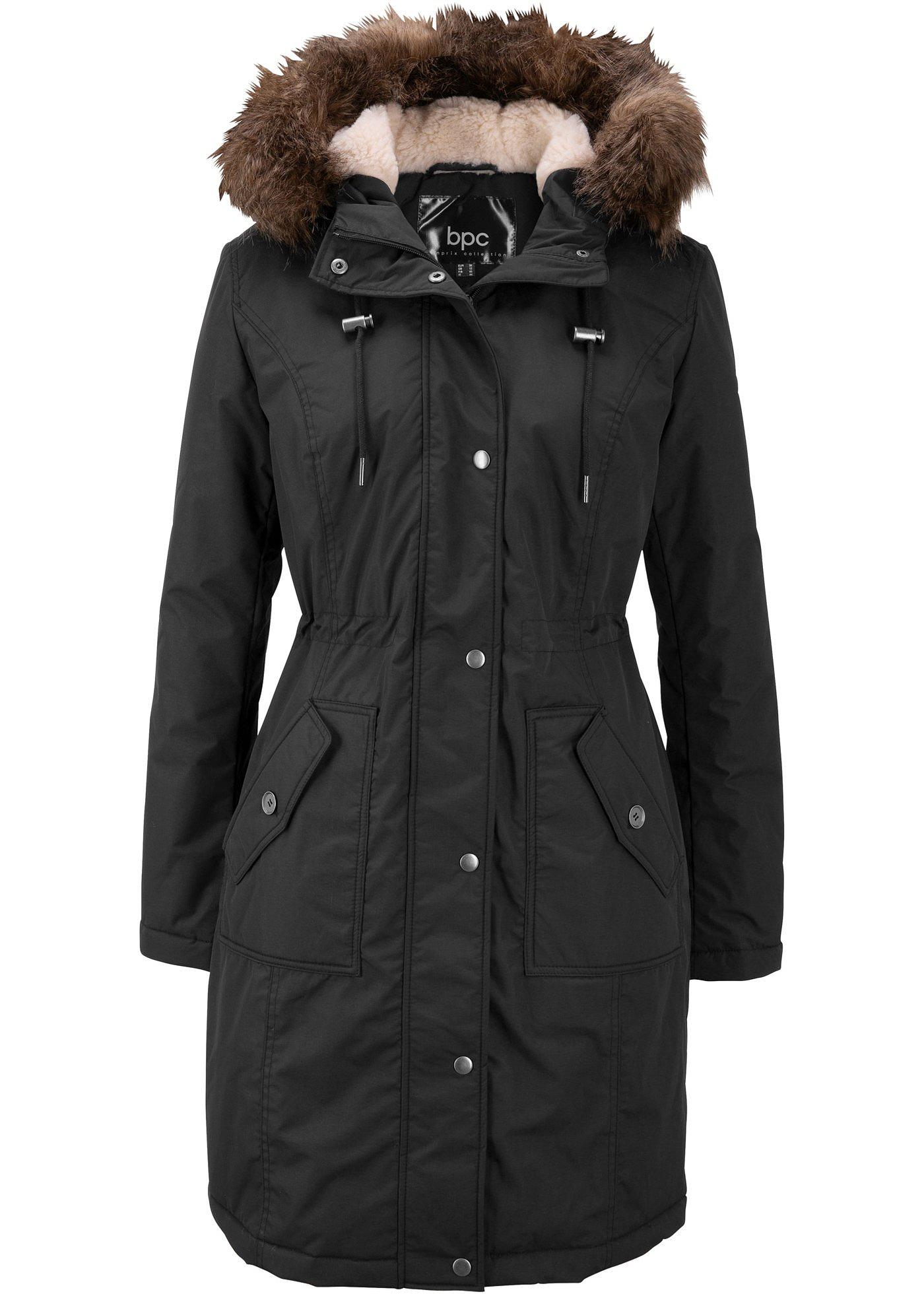 Parka longue à capuche