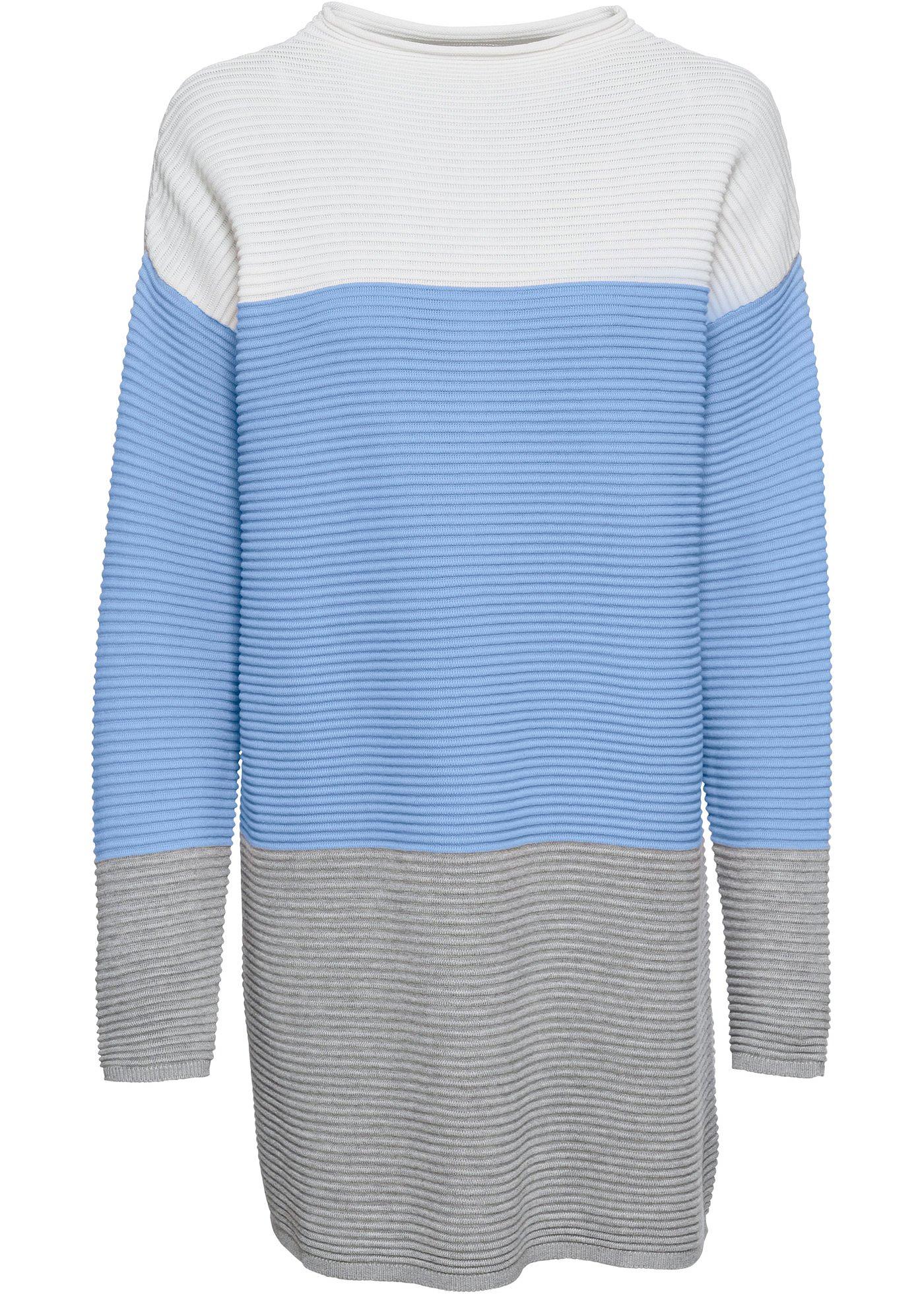 Pull long à rayures