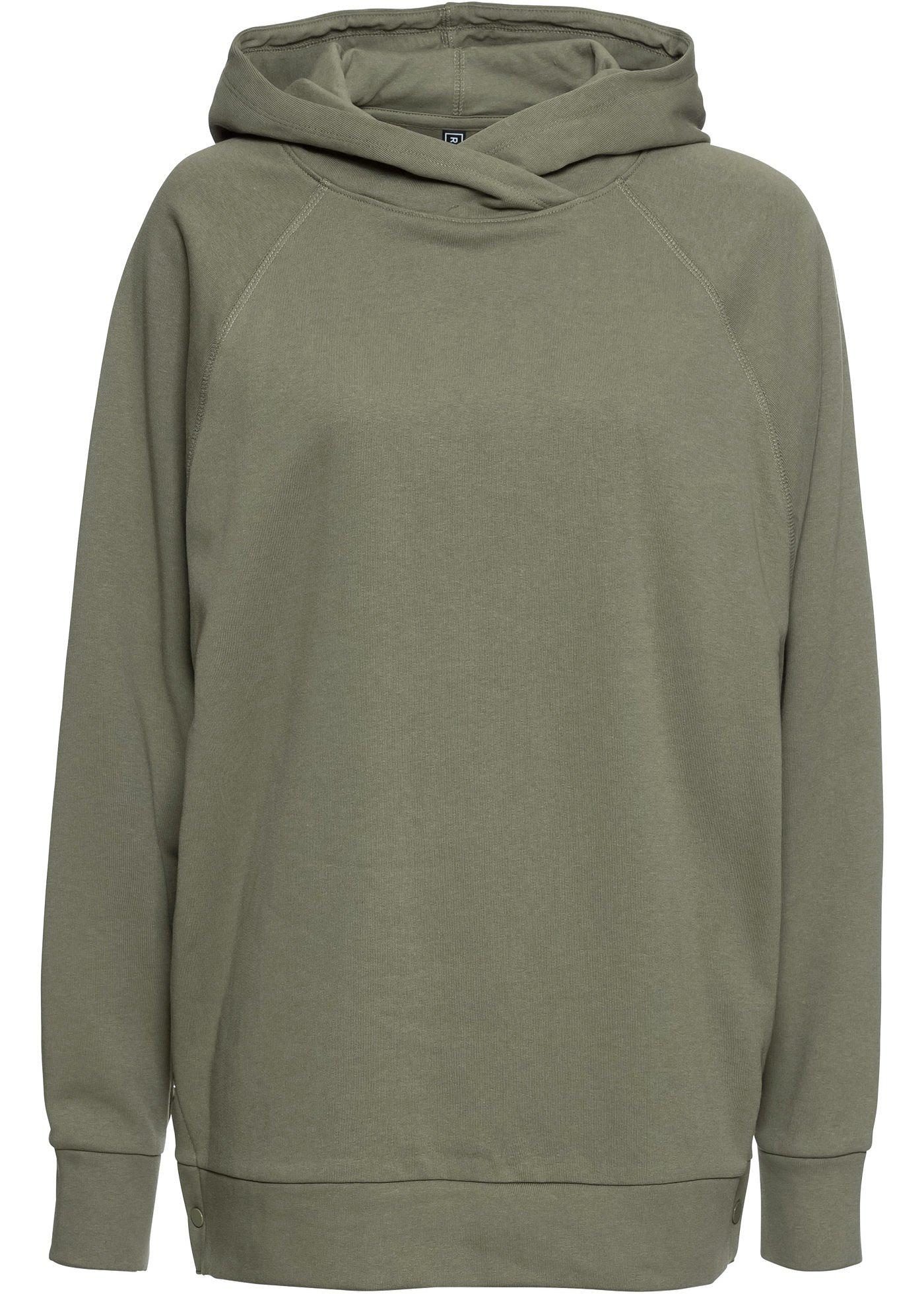 Sweat-shirt à capuche et boutons