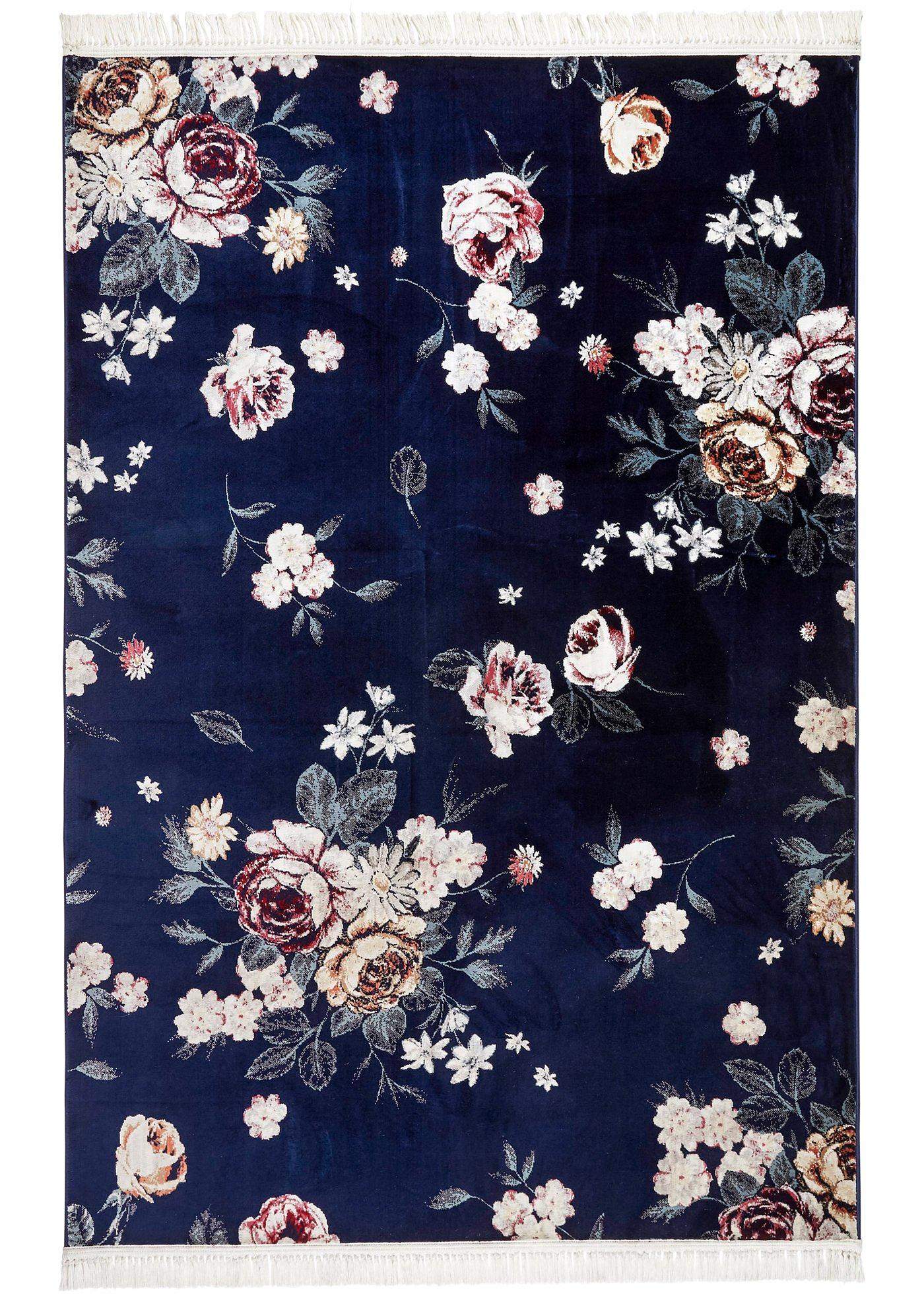 Tapis motif floral