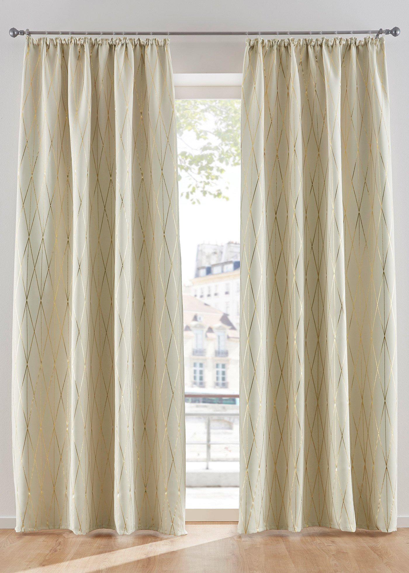 Panneau occultant à imprimé brillant (1 pce.)