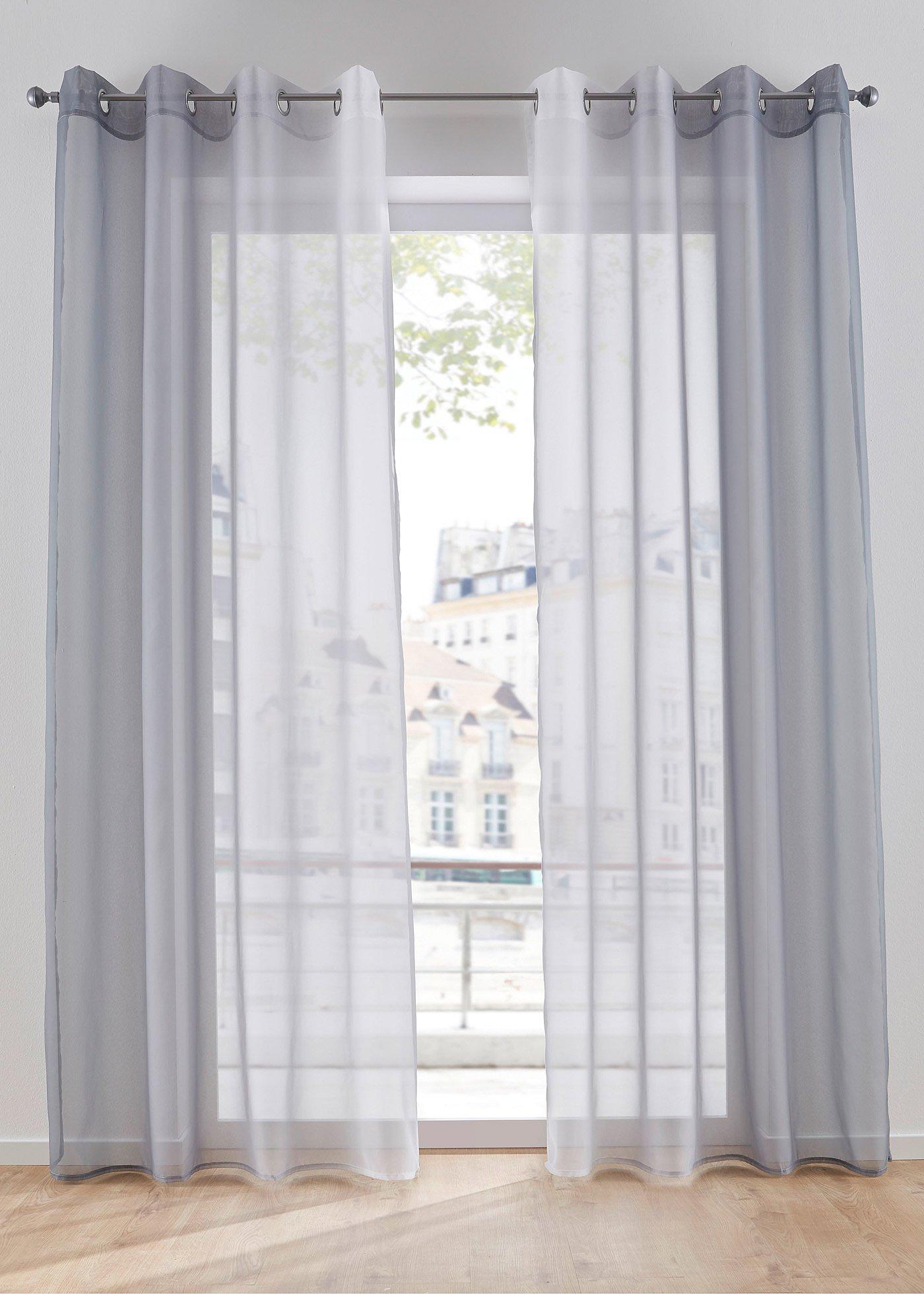 Voilage en dégradé (Ens. 2 pces.)