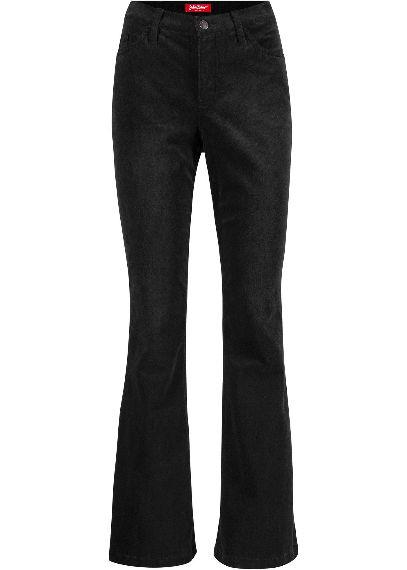 Pantalon extensible velours côtelé, FLARED