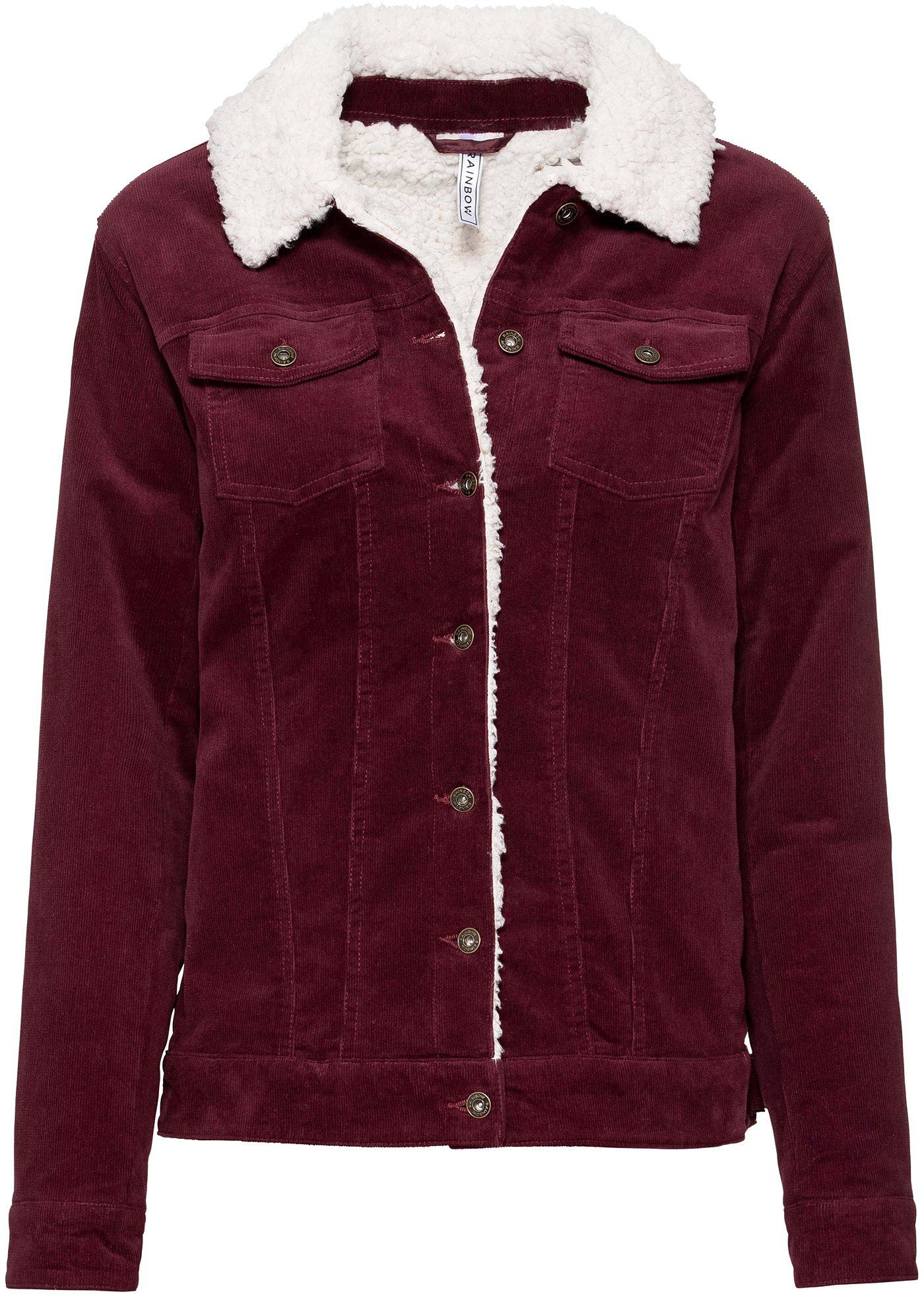 Veste avec fourrure peluche