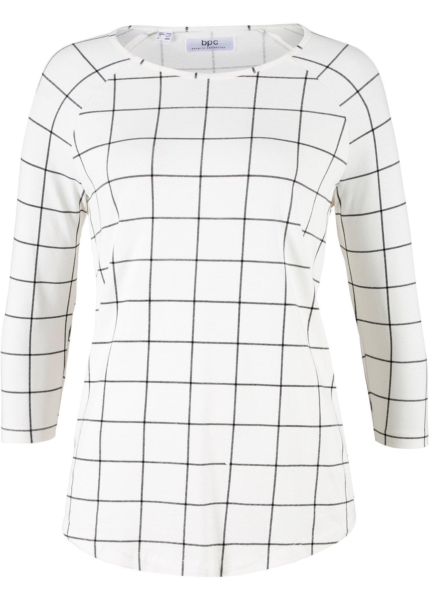 T-shirt raglan, manches 3/4