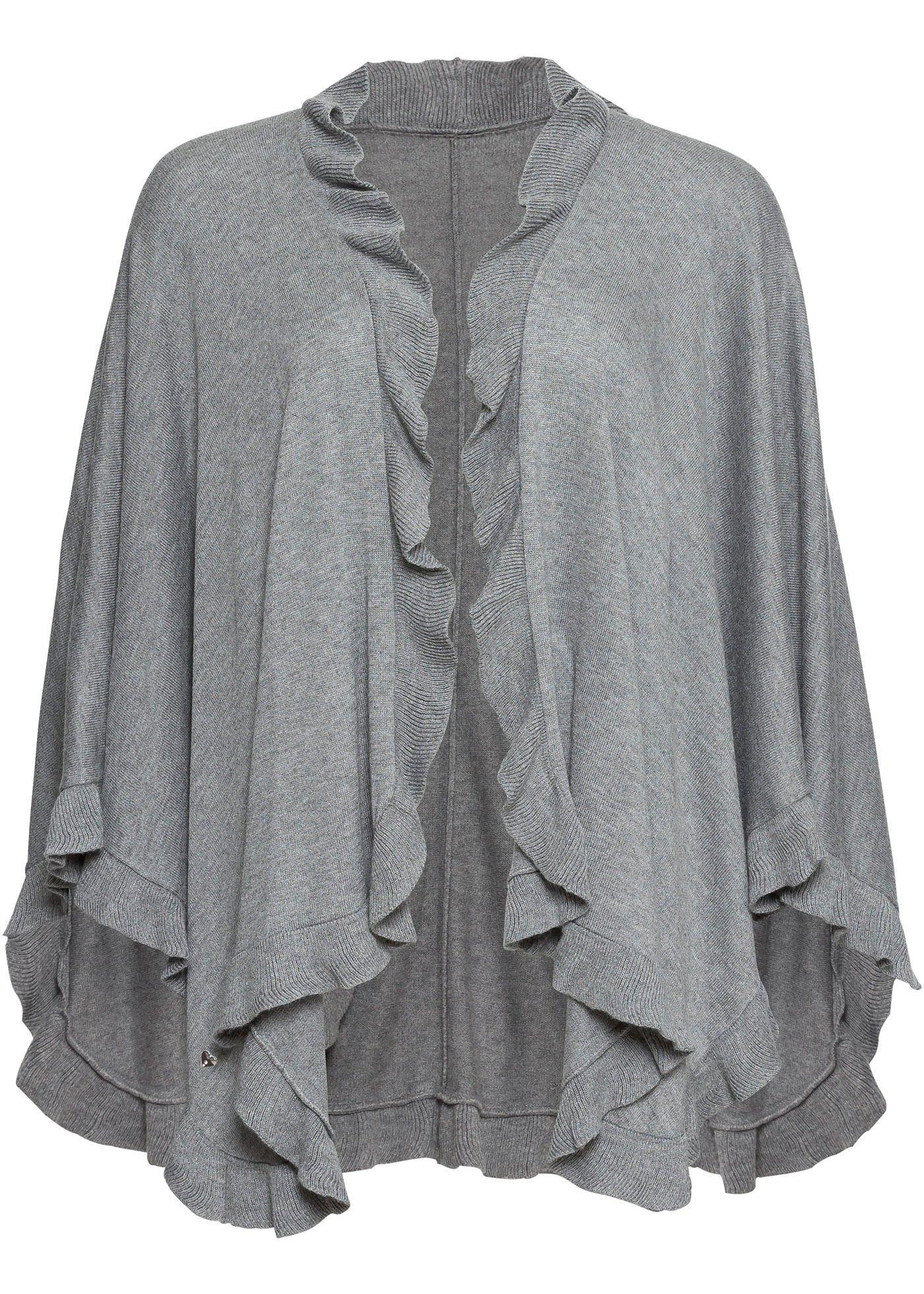 Poncho à teneur cachemire