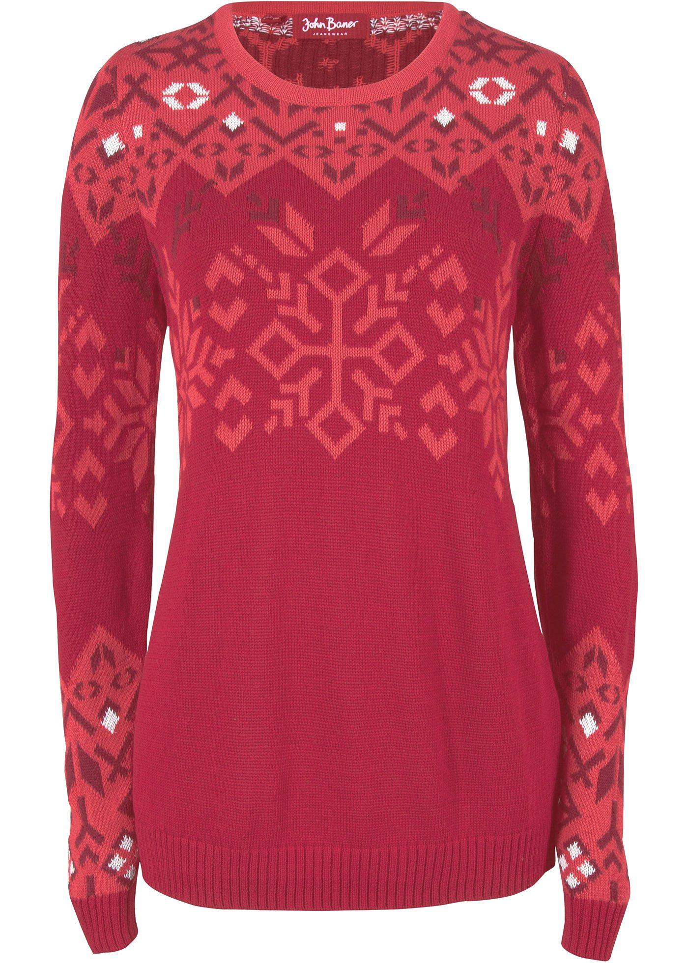 Pull à motif norvégien