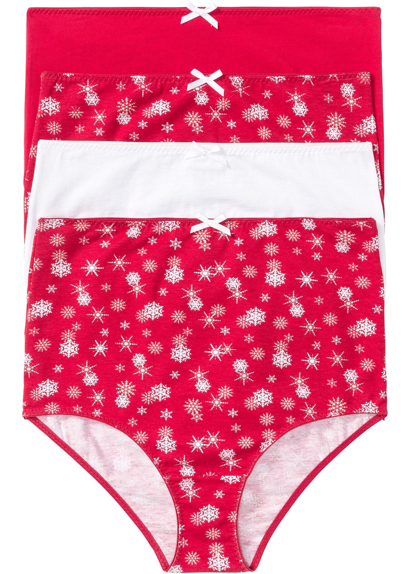 Lot de 4 culottes taille haute