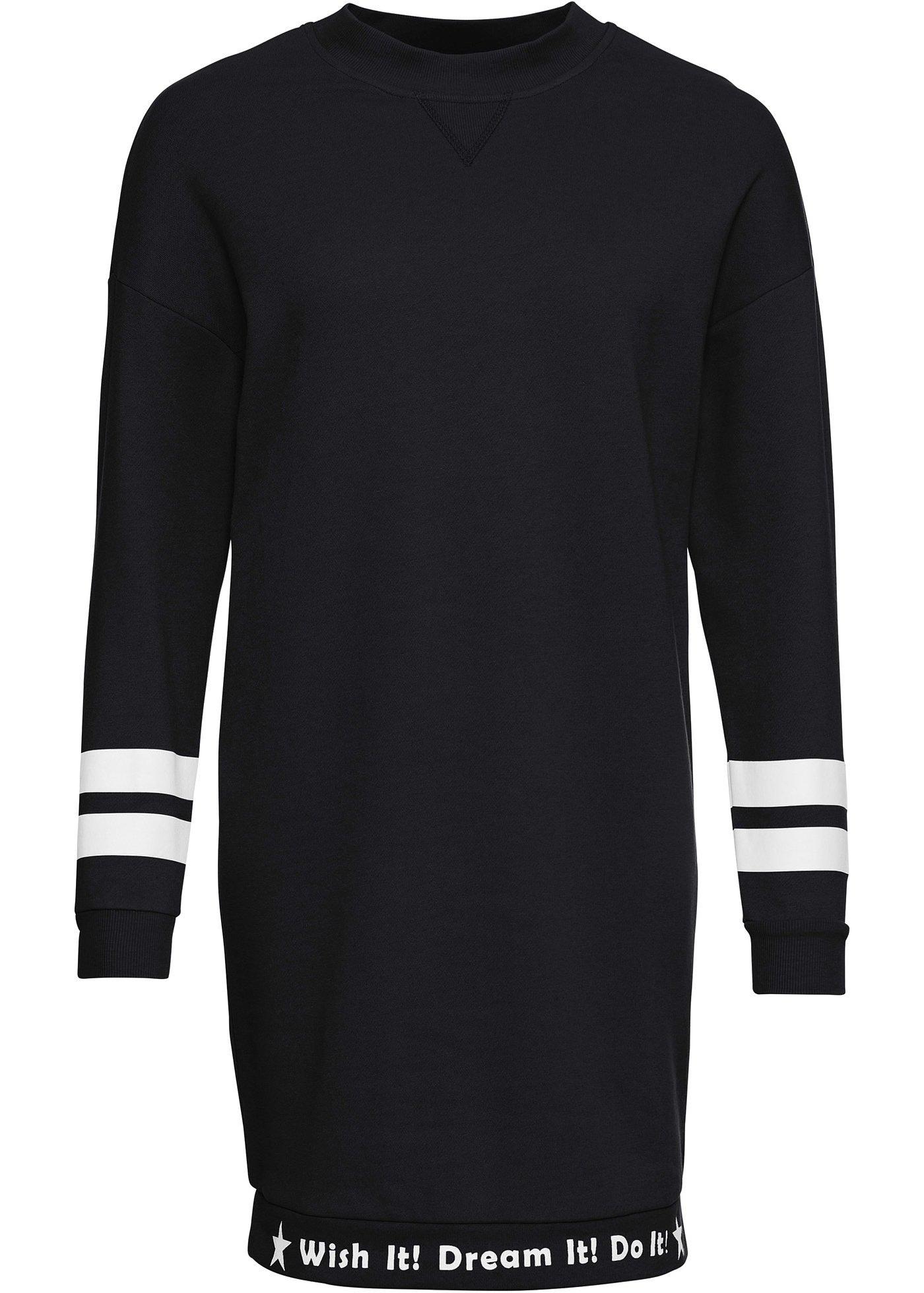 Robe sweat à inscription