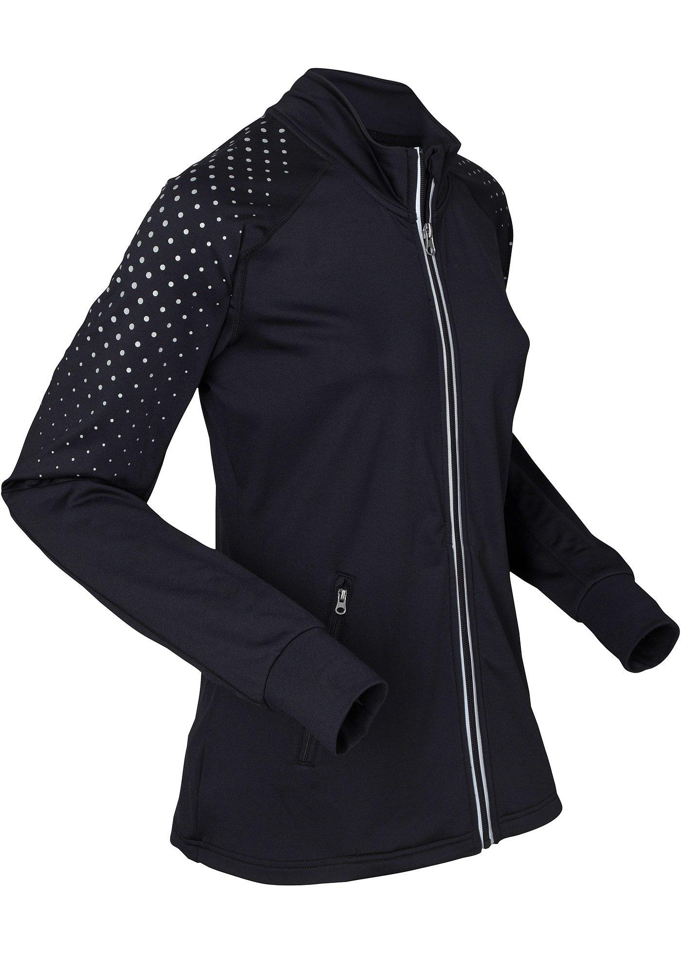 Gilet sweat thermo avec imprimé réfléchissant