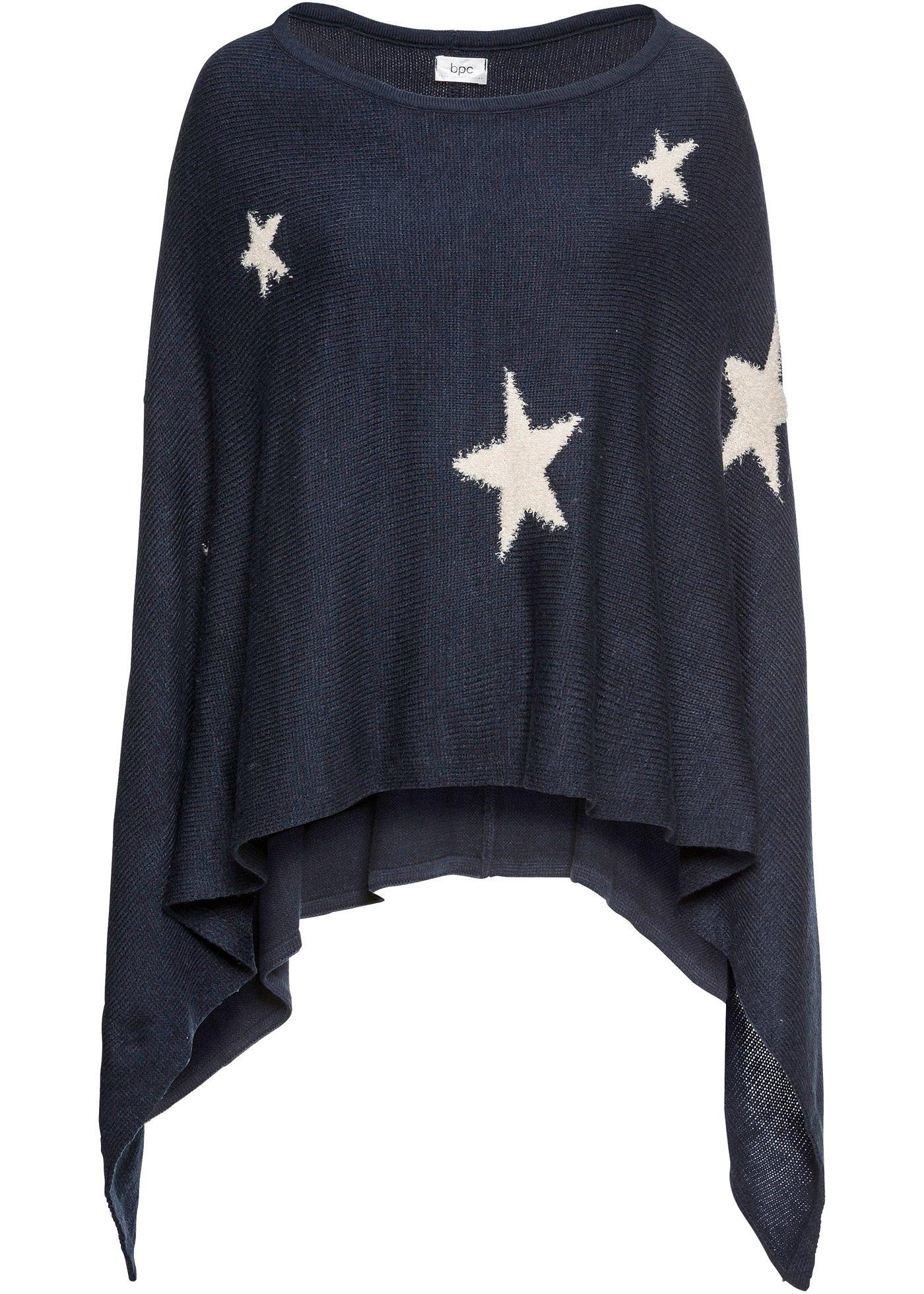 Poncho à étoiles