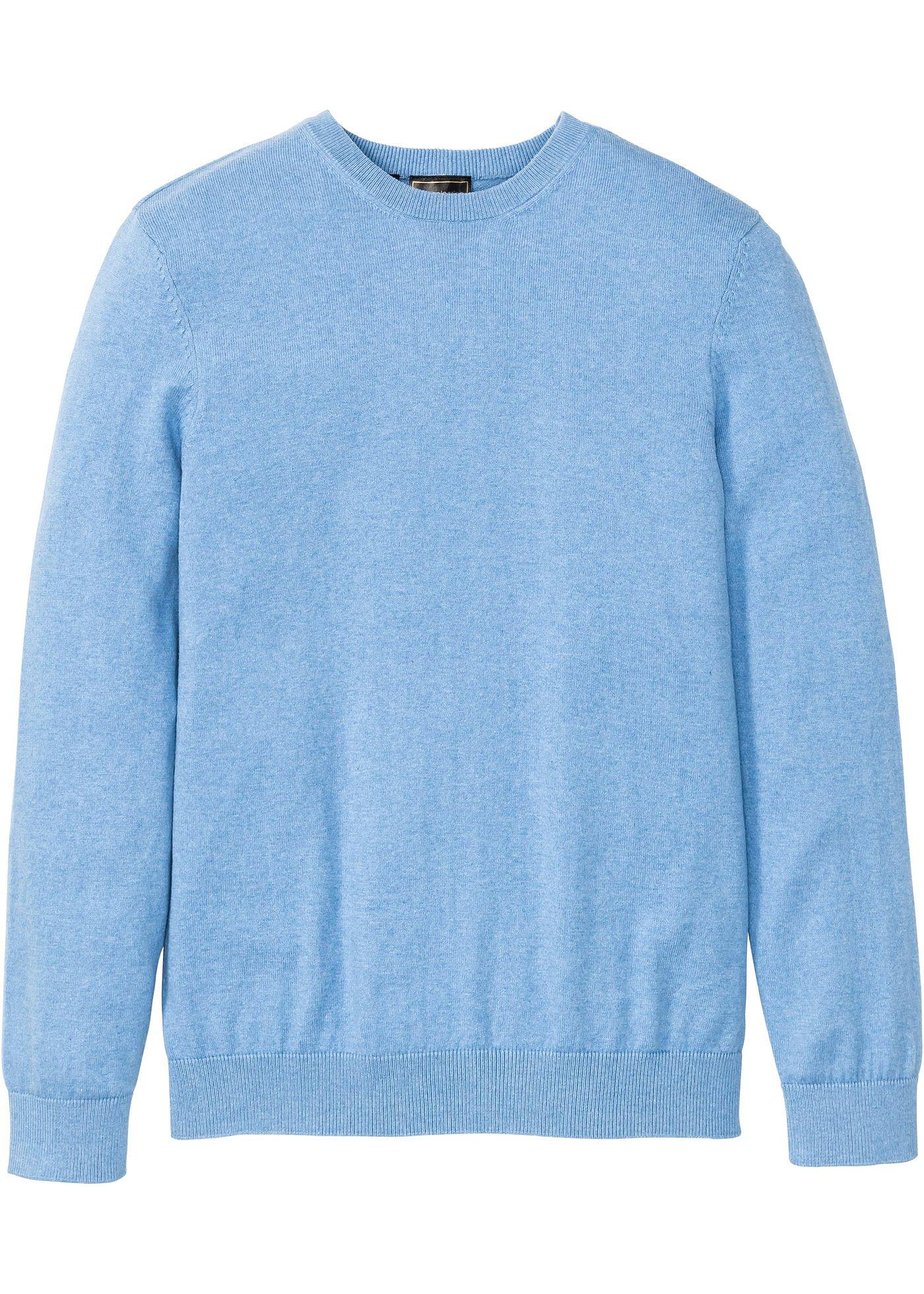 Pull col rond avec cachemire