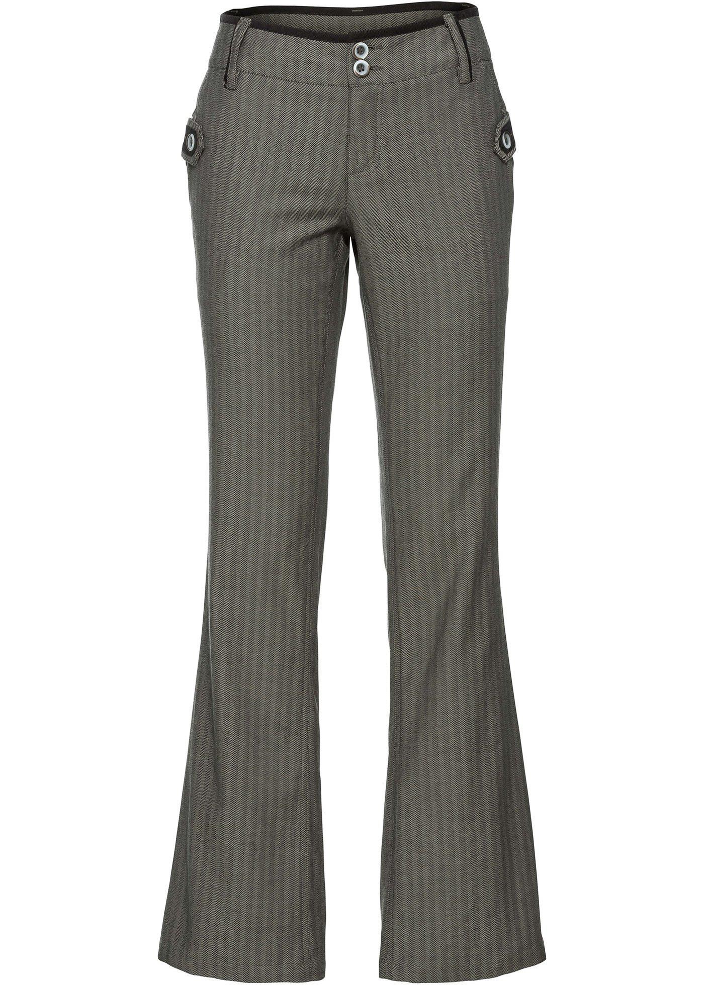 Pantalon business Bootcut à fines rayures