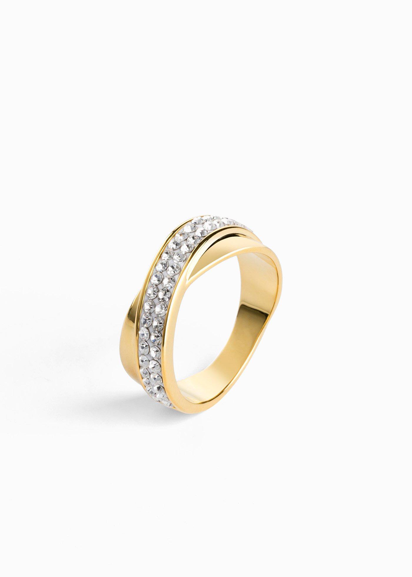 Bague sertie de cristaux