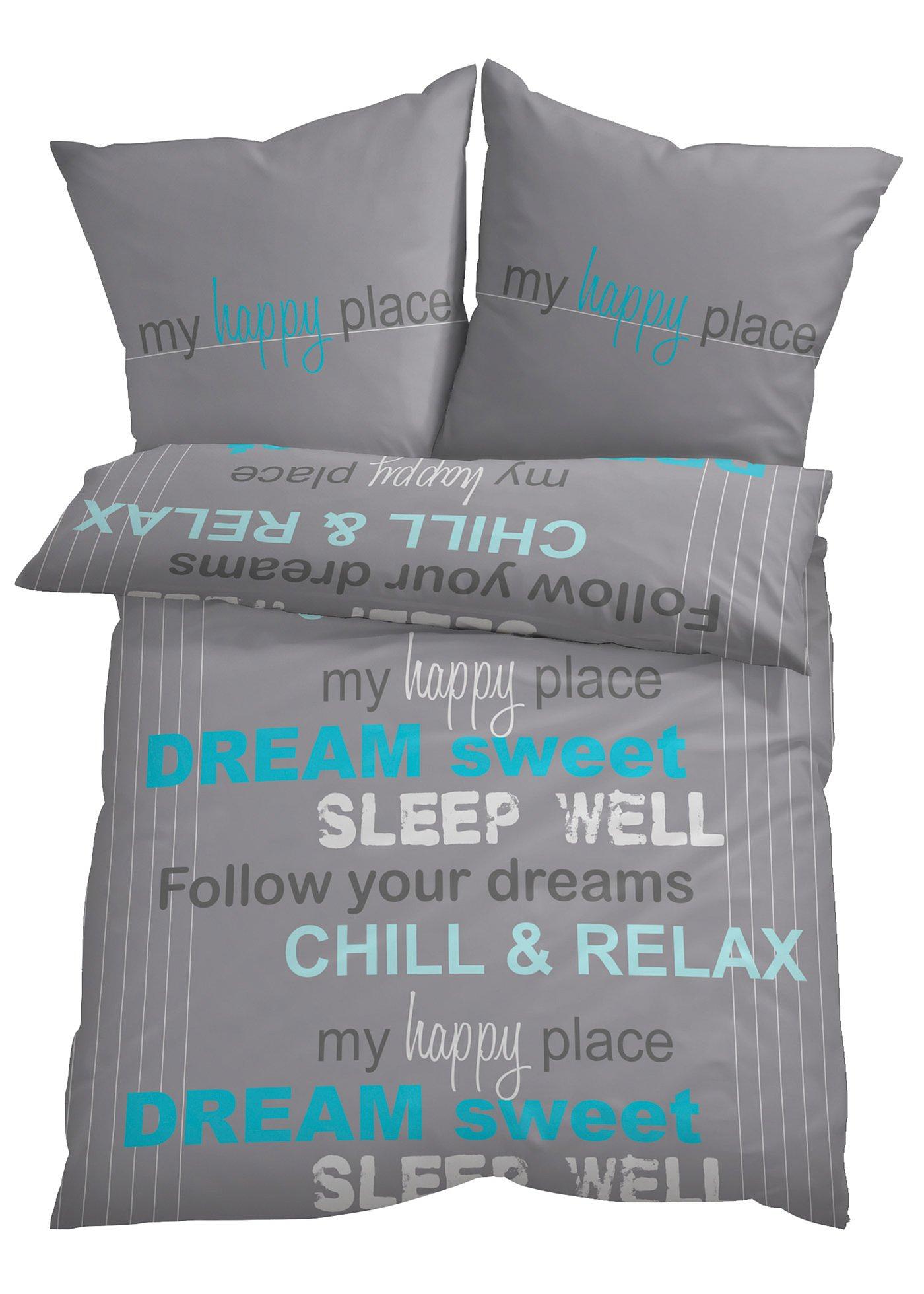 Parure de lit à dicton