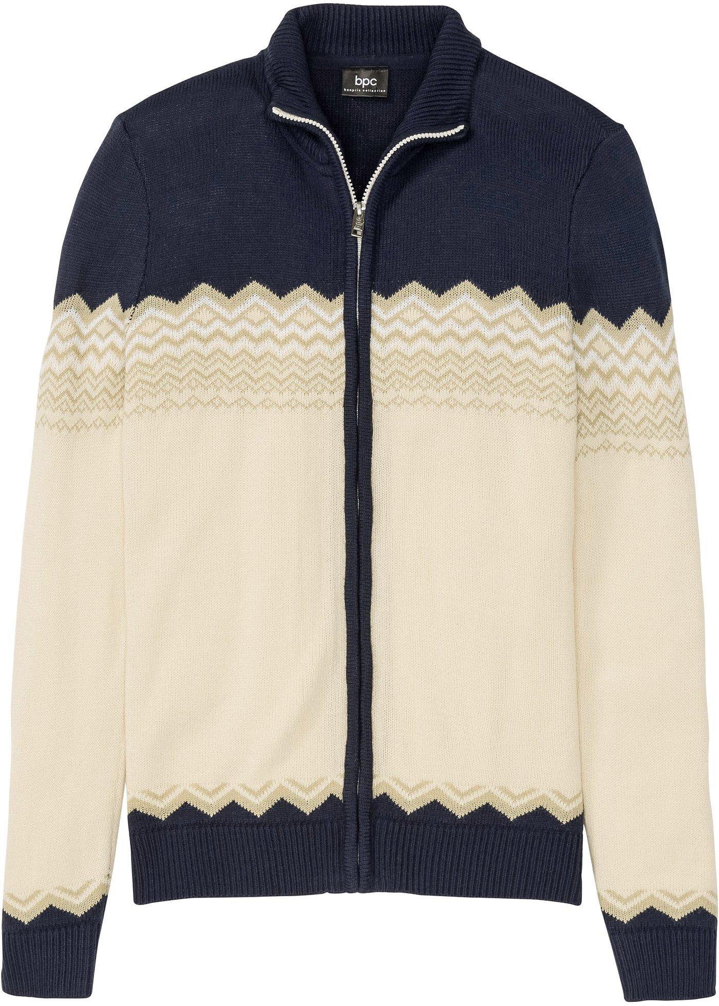 Gilet en maille à motif norvégien