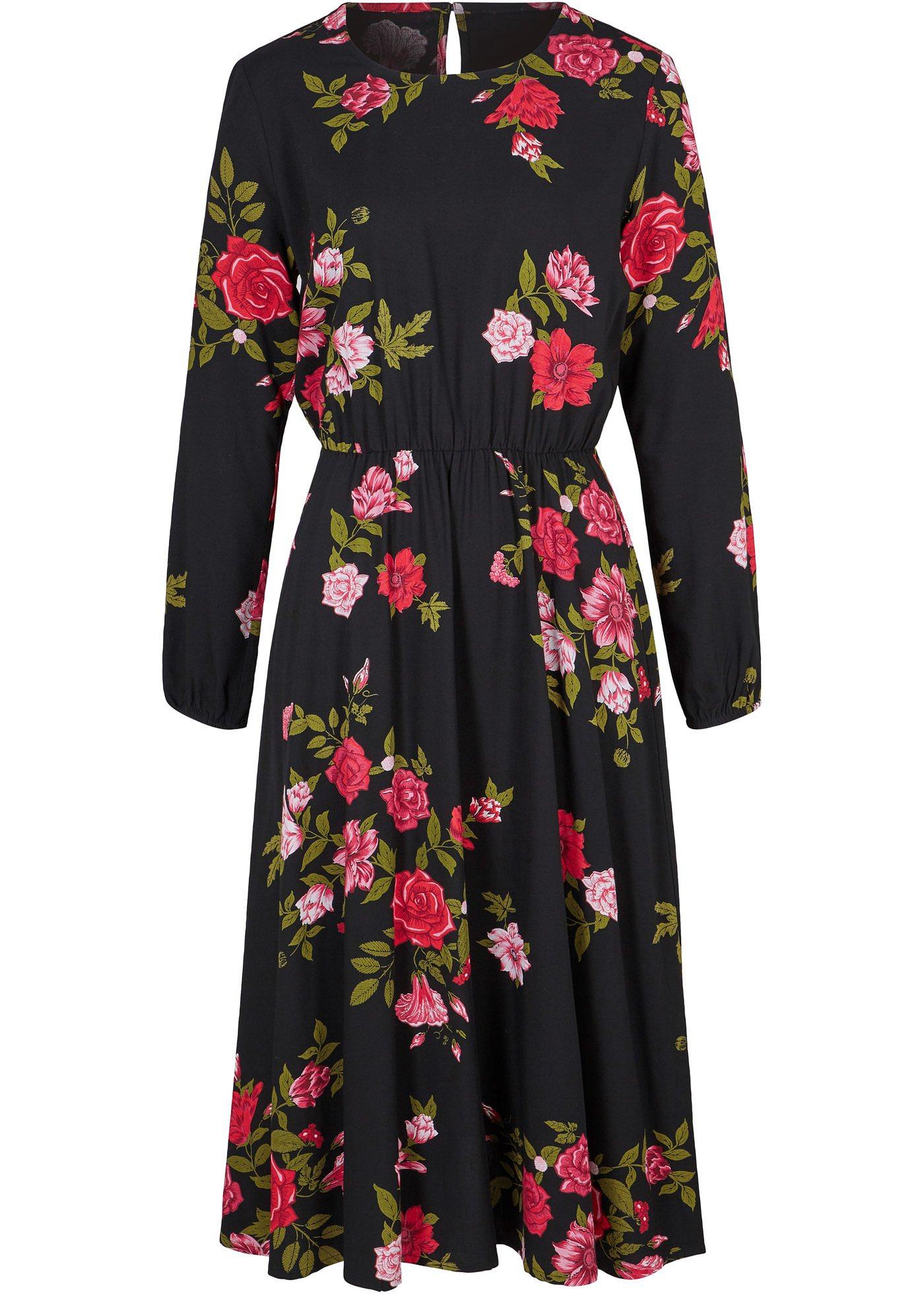 Robe blouse longueur midi