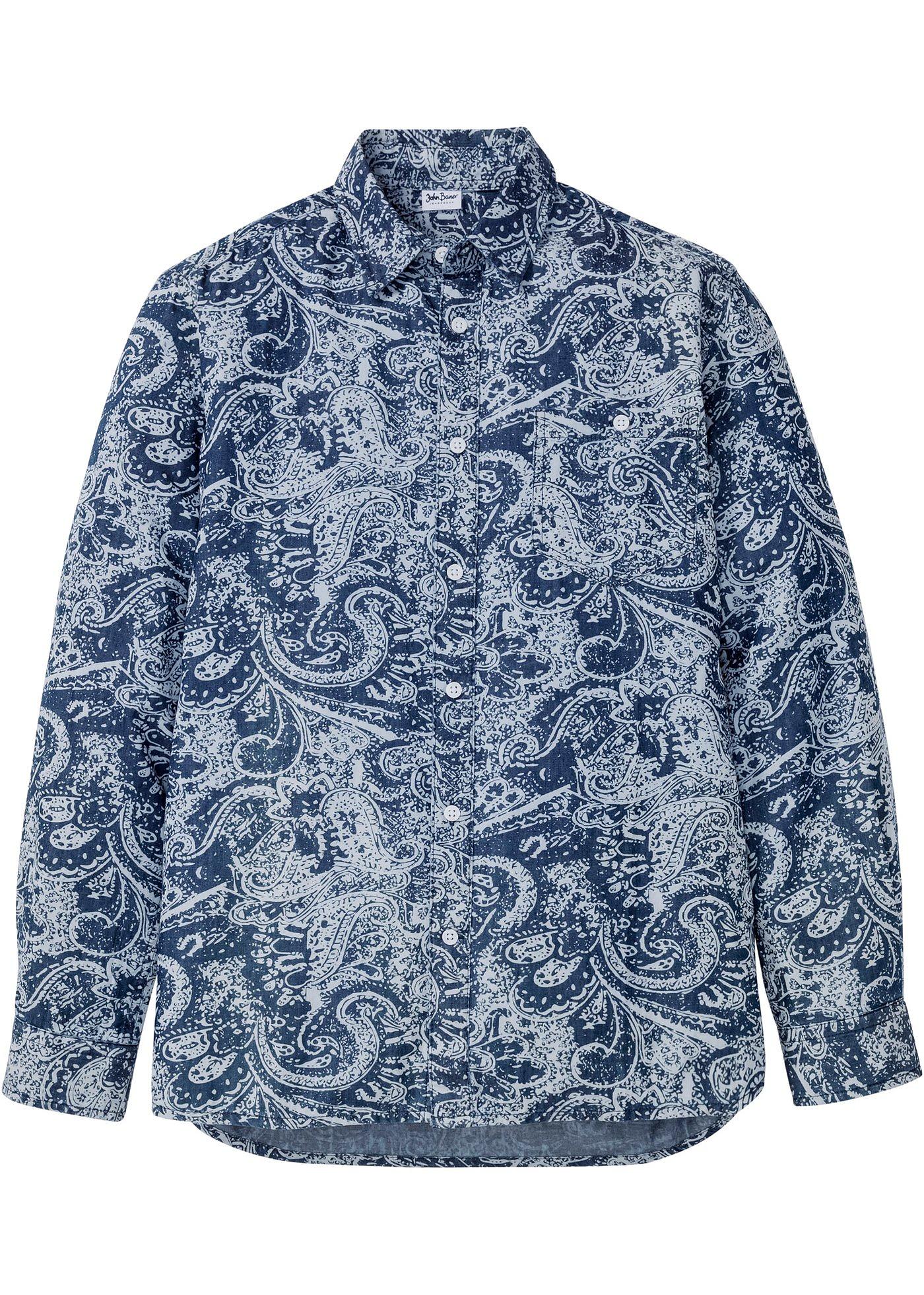 Chemise en jean manches longues