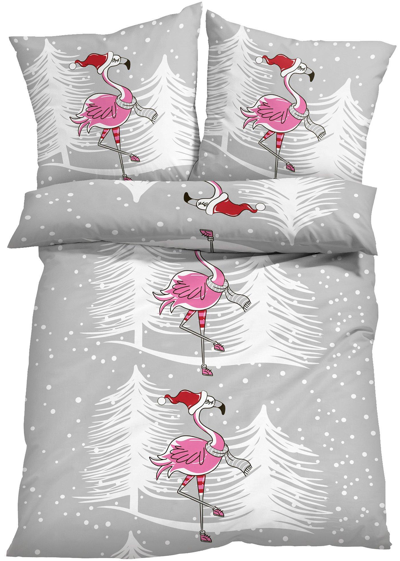 Parure de lit motif hivernal