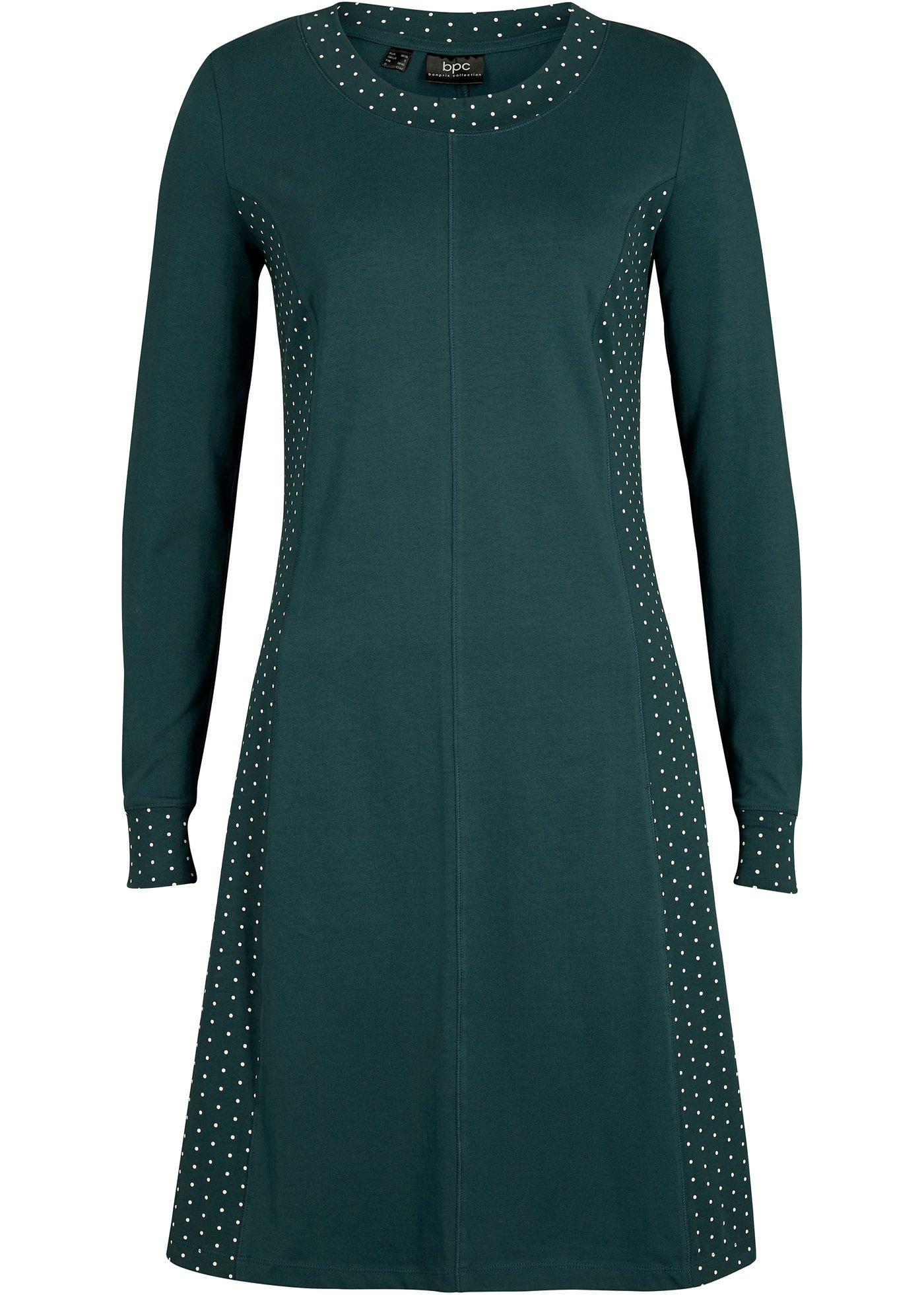 Robe en jersey manches longues