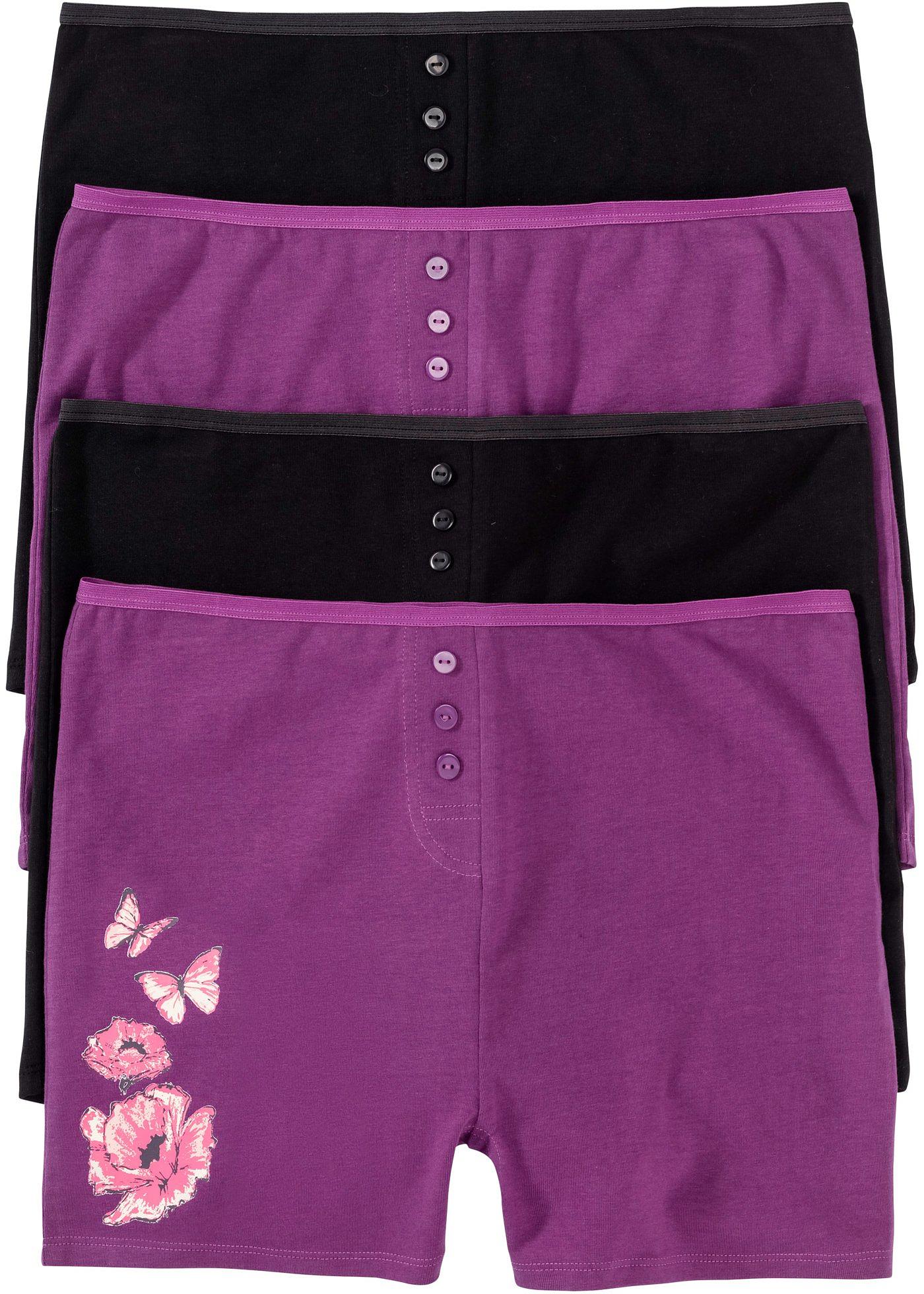 Lot de 4 boxers taille haute