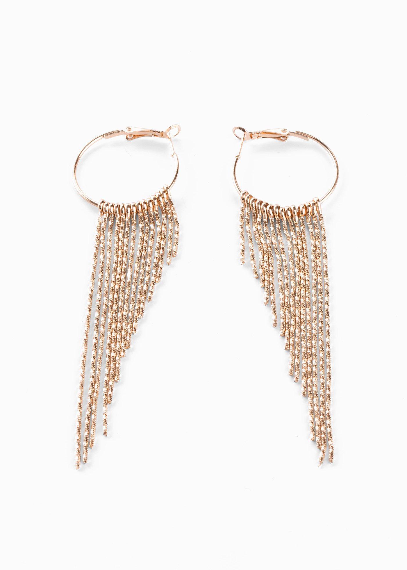 Boucles d'oreilles chaînettes