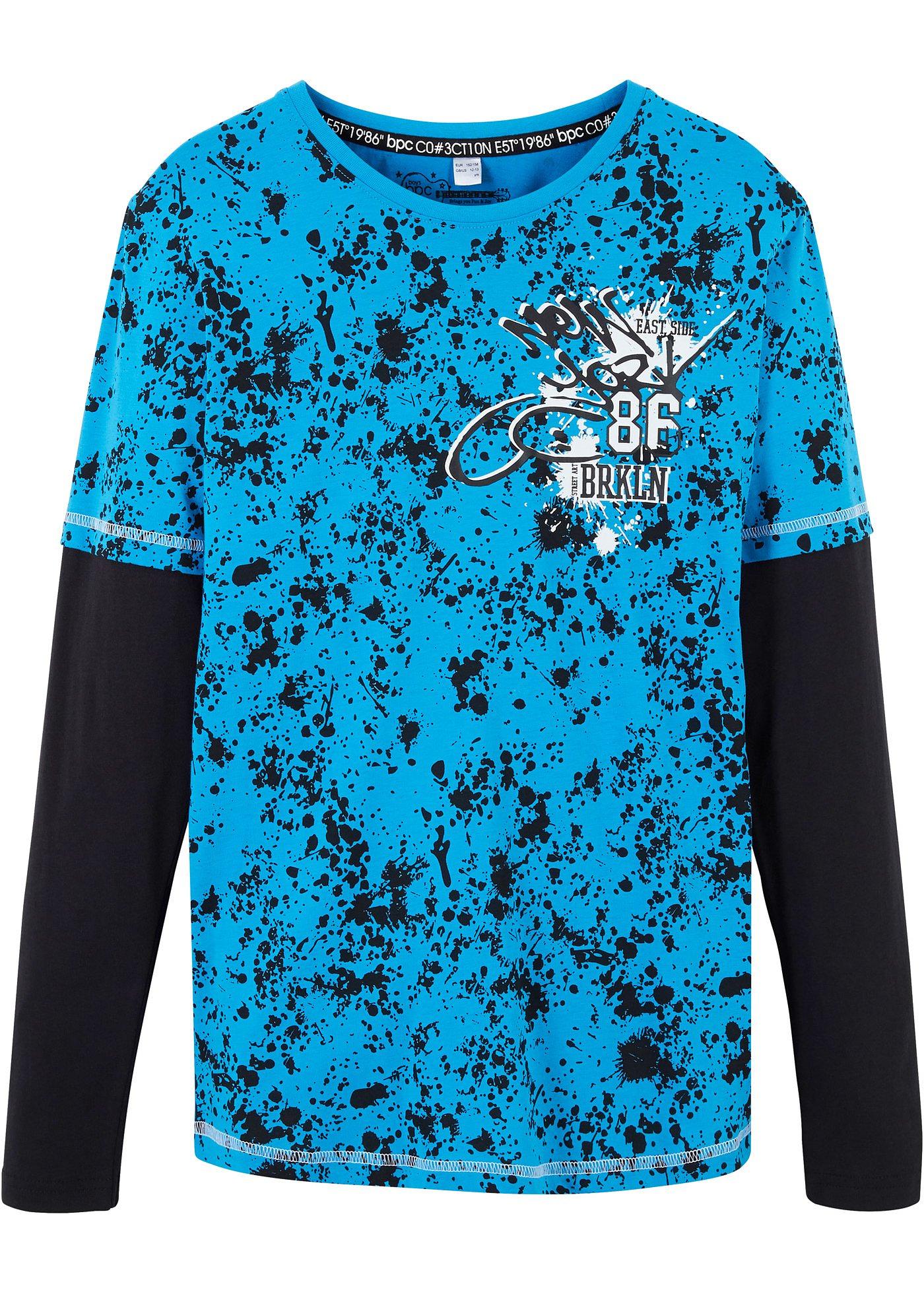 T-shirt garçon double épaisseur en coton