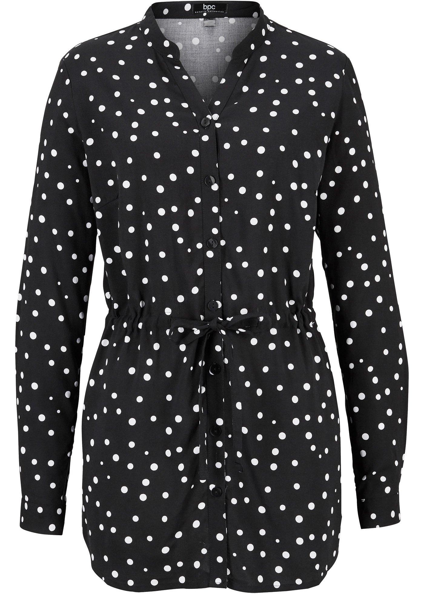 Chemisier long en viscose avec cordon coulissé