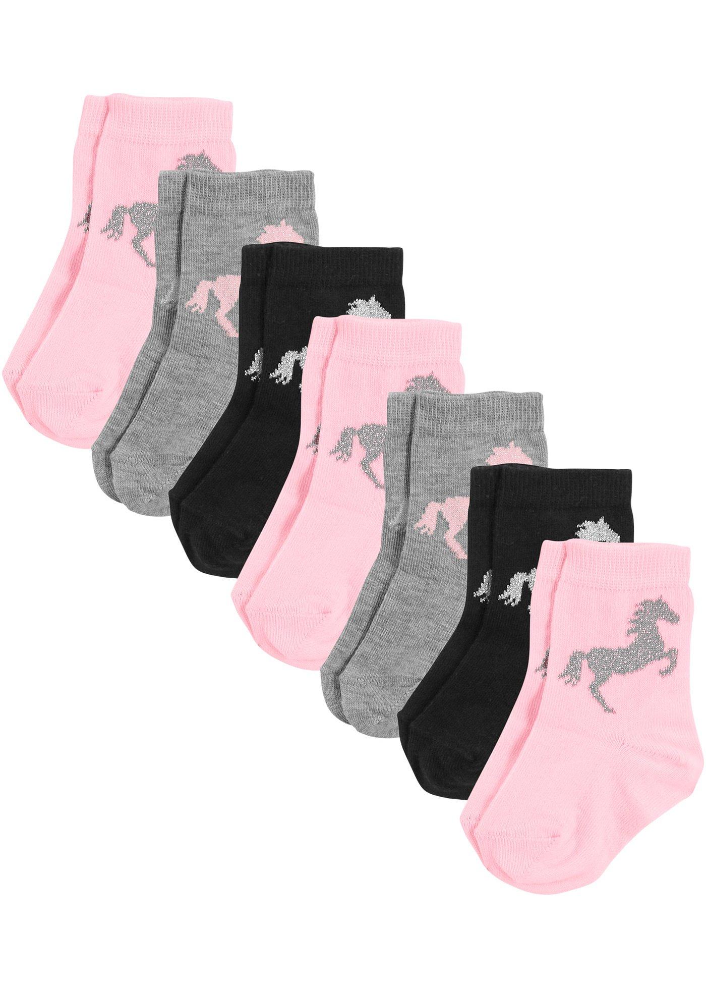Lot de 7 paires de chaussettes enfant avec coton durable