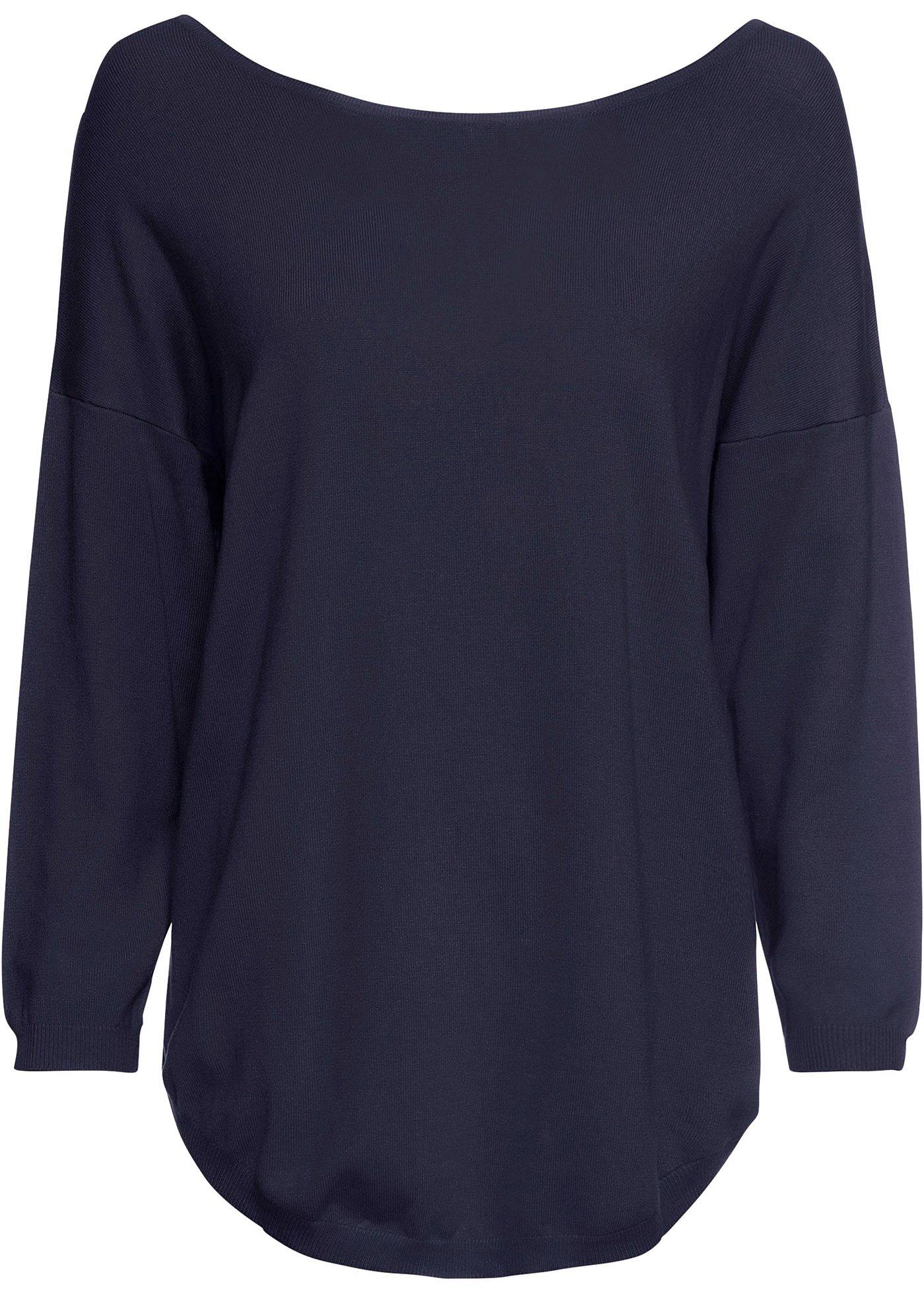 Pull à décolleté dos en V