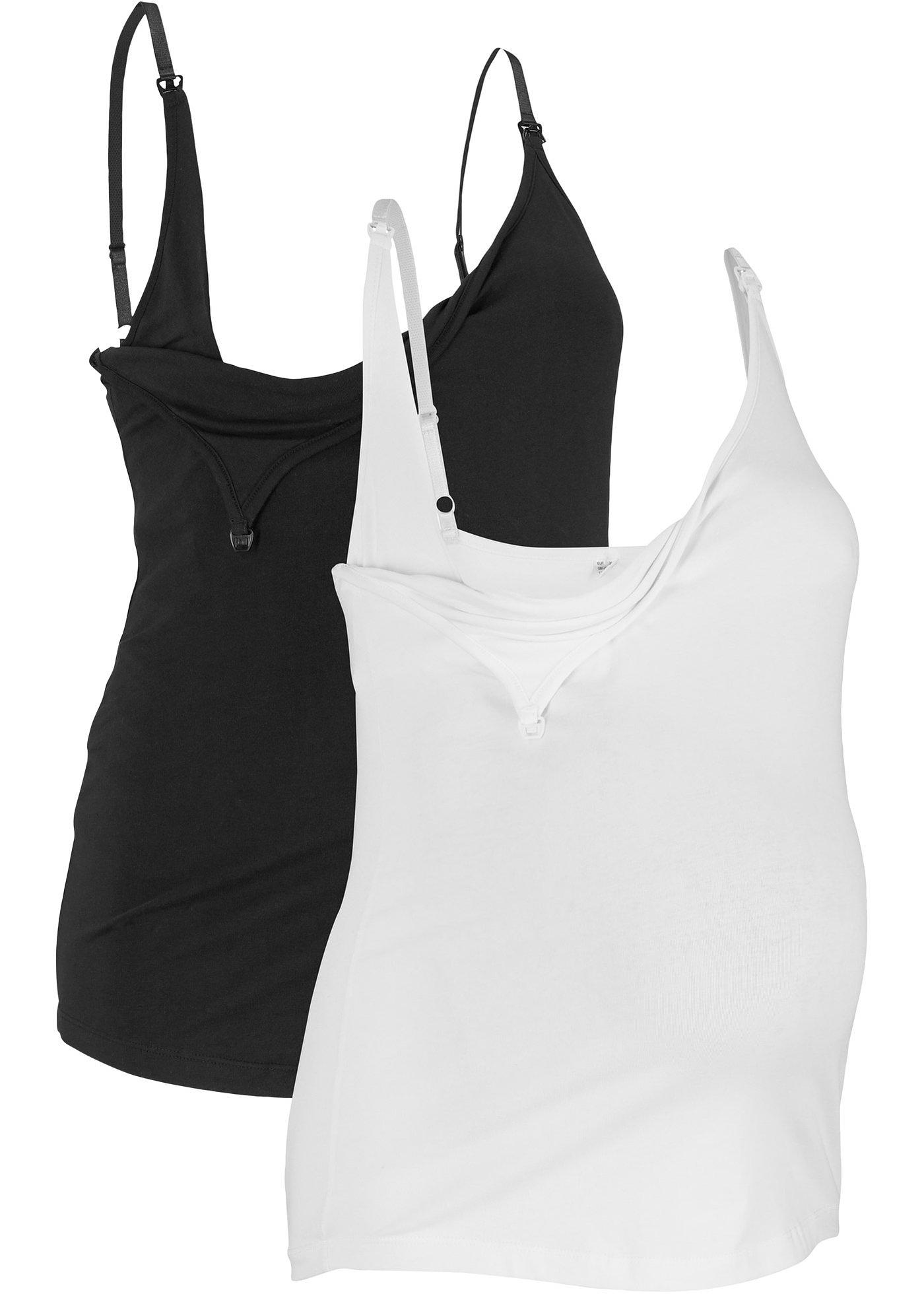 Image de Lot de 2 tops d'allaitement en coton